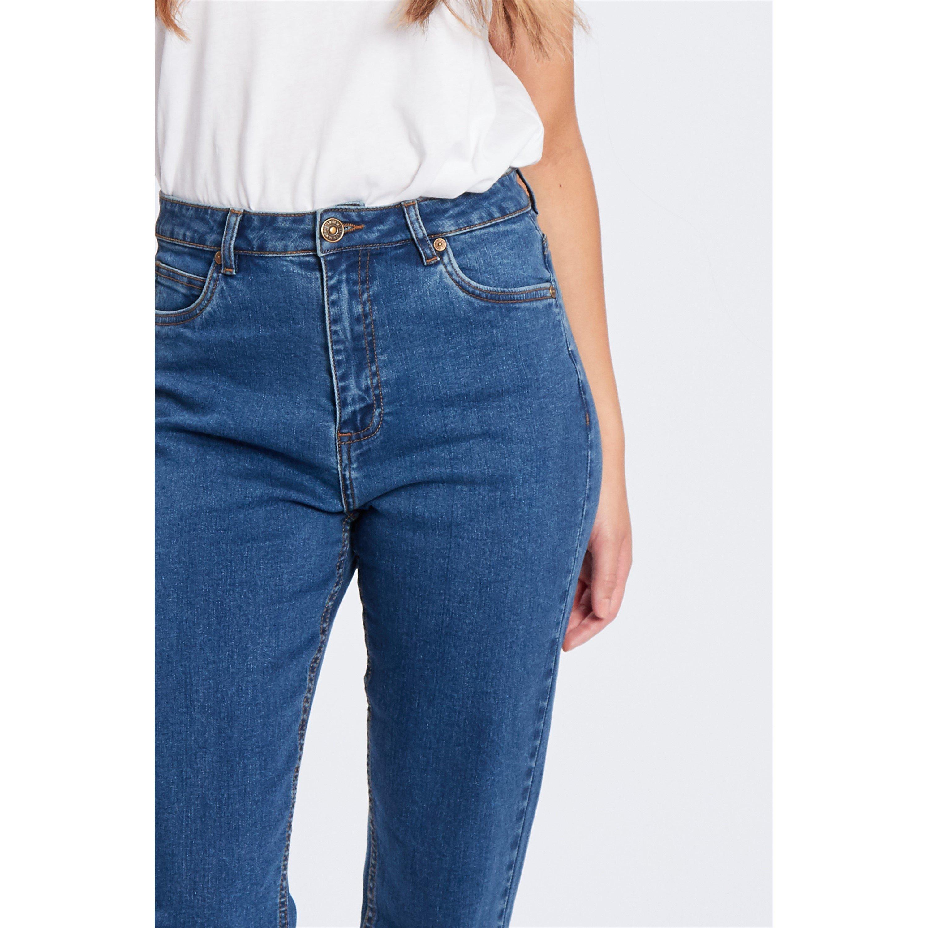 Lavagem Média - Be You - BeYou Mom Straight Leg Jeans - 4