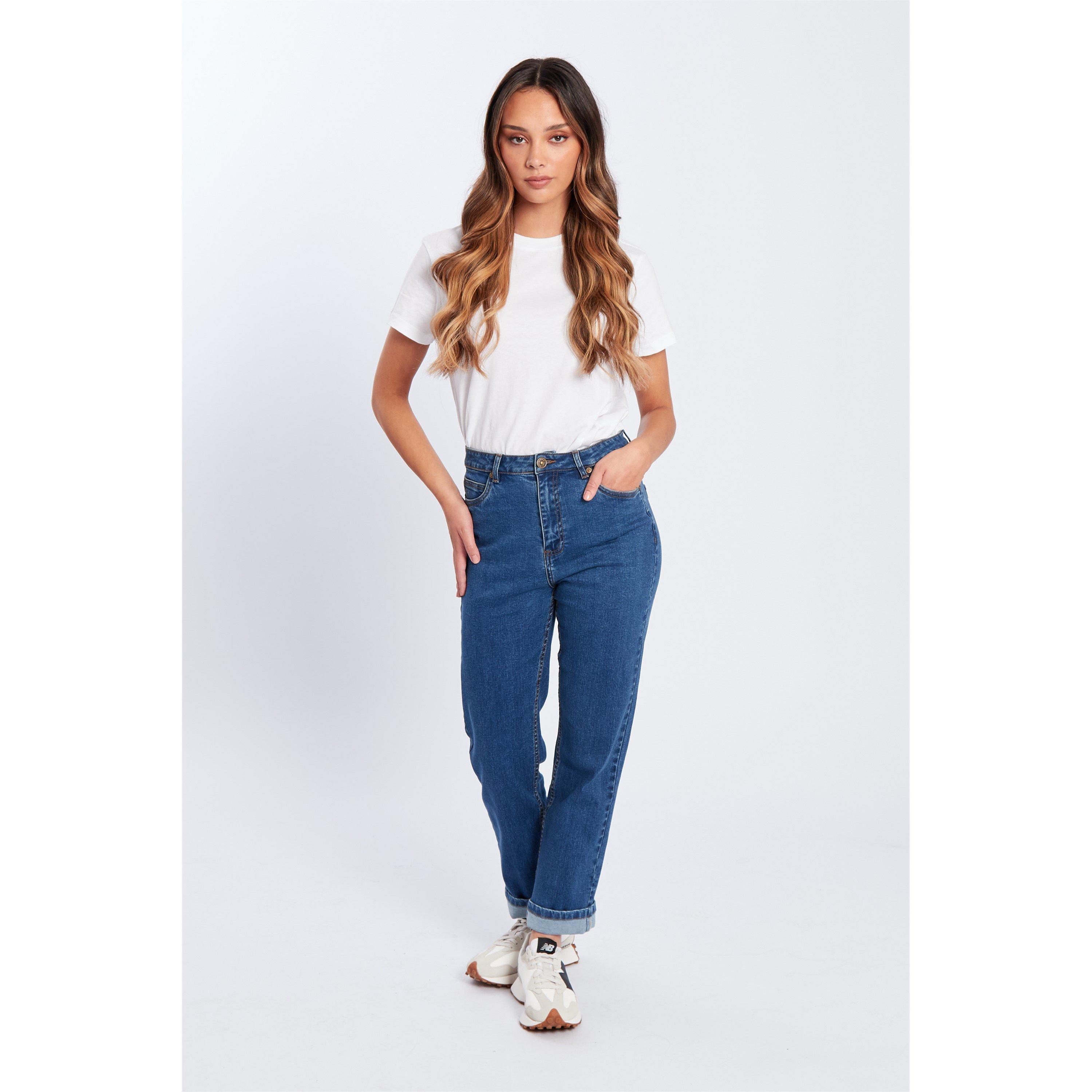 Lavagem Média - Be You - BeYou Mom Straight Leg Jeans - 6