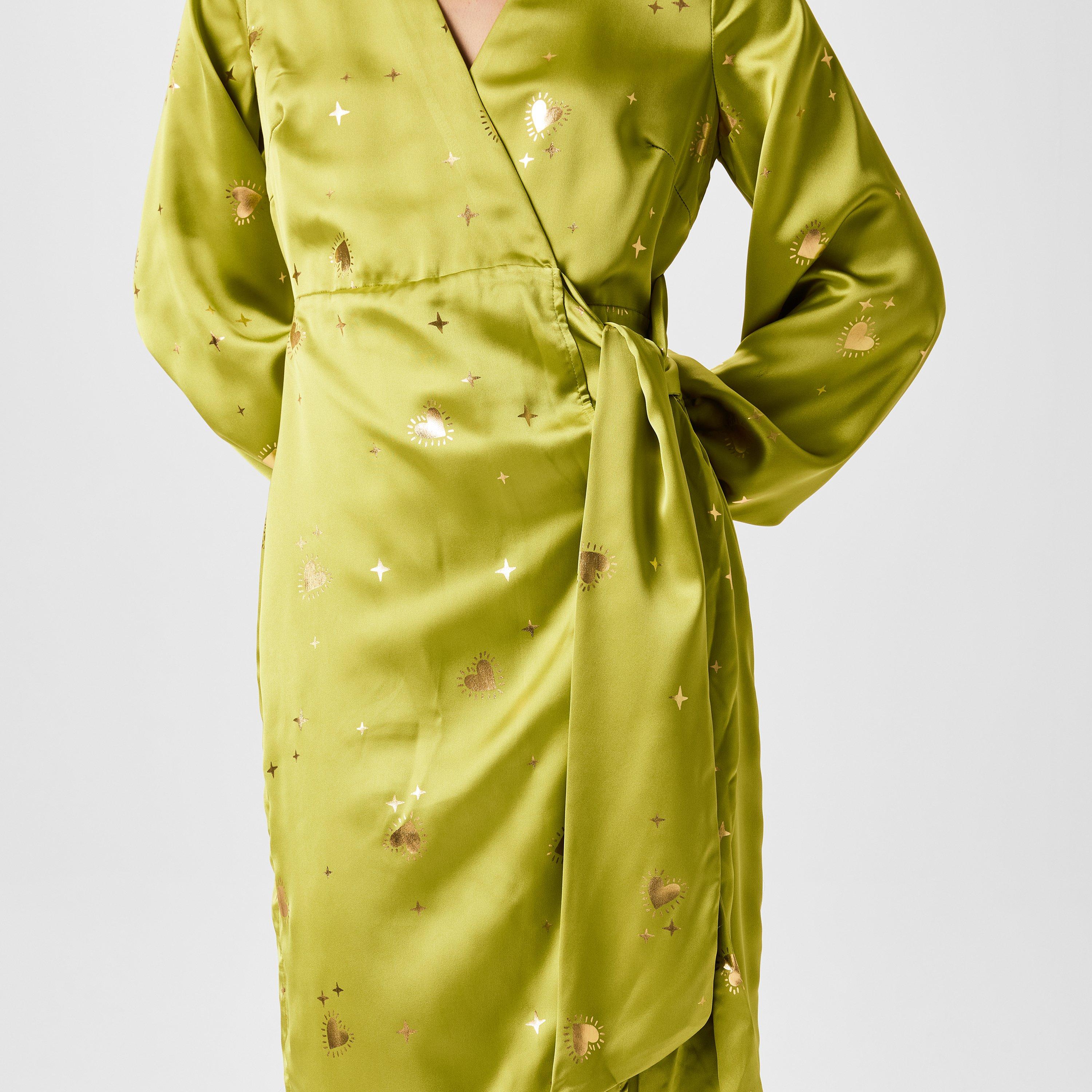 Lime - Never Fully Dressed - Vienna Wrap Dress - 4