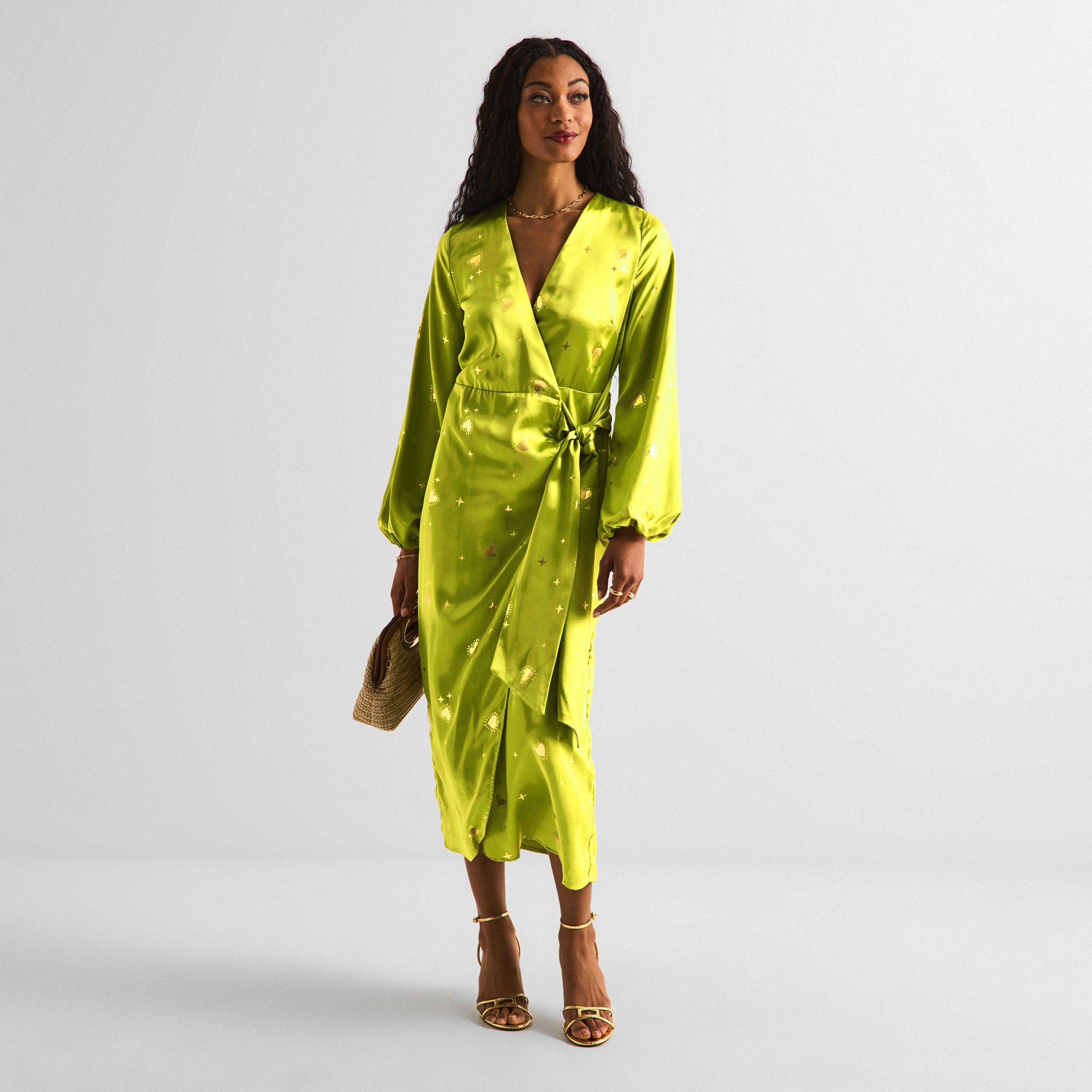 Lime - Never Fully Dressed - Vienna Wrap Dress - 5