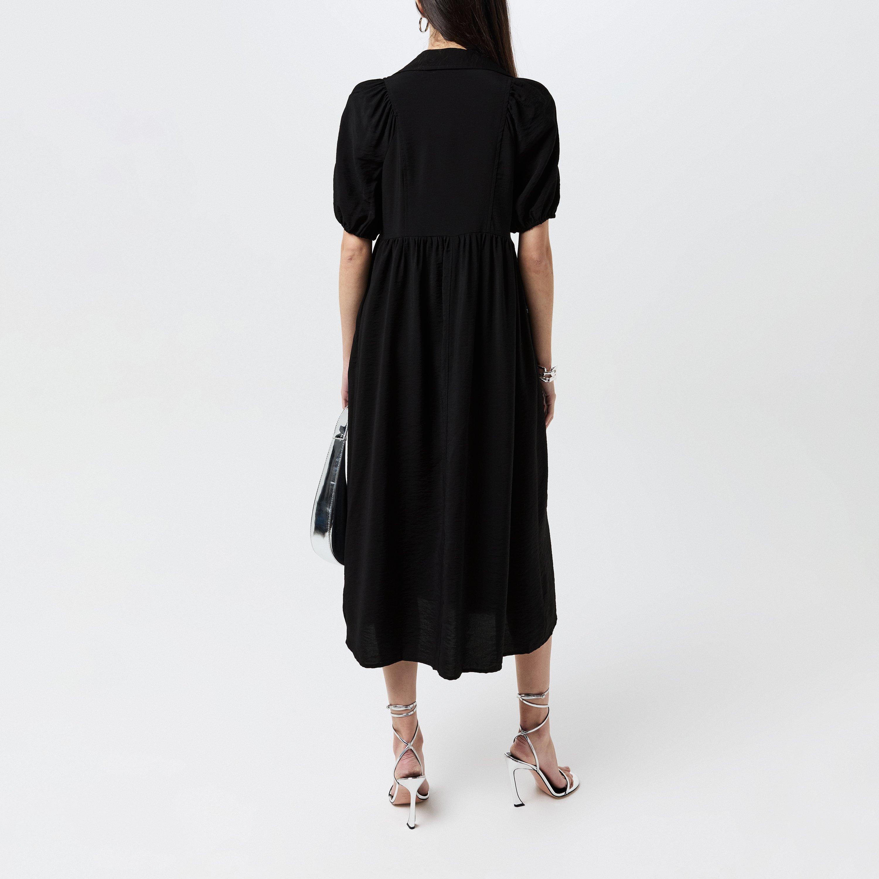 Black - Nobodys Child - Hebe Shirt Dress - 3
