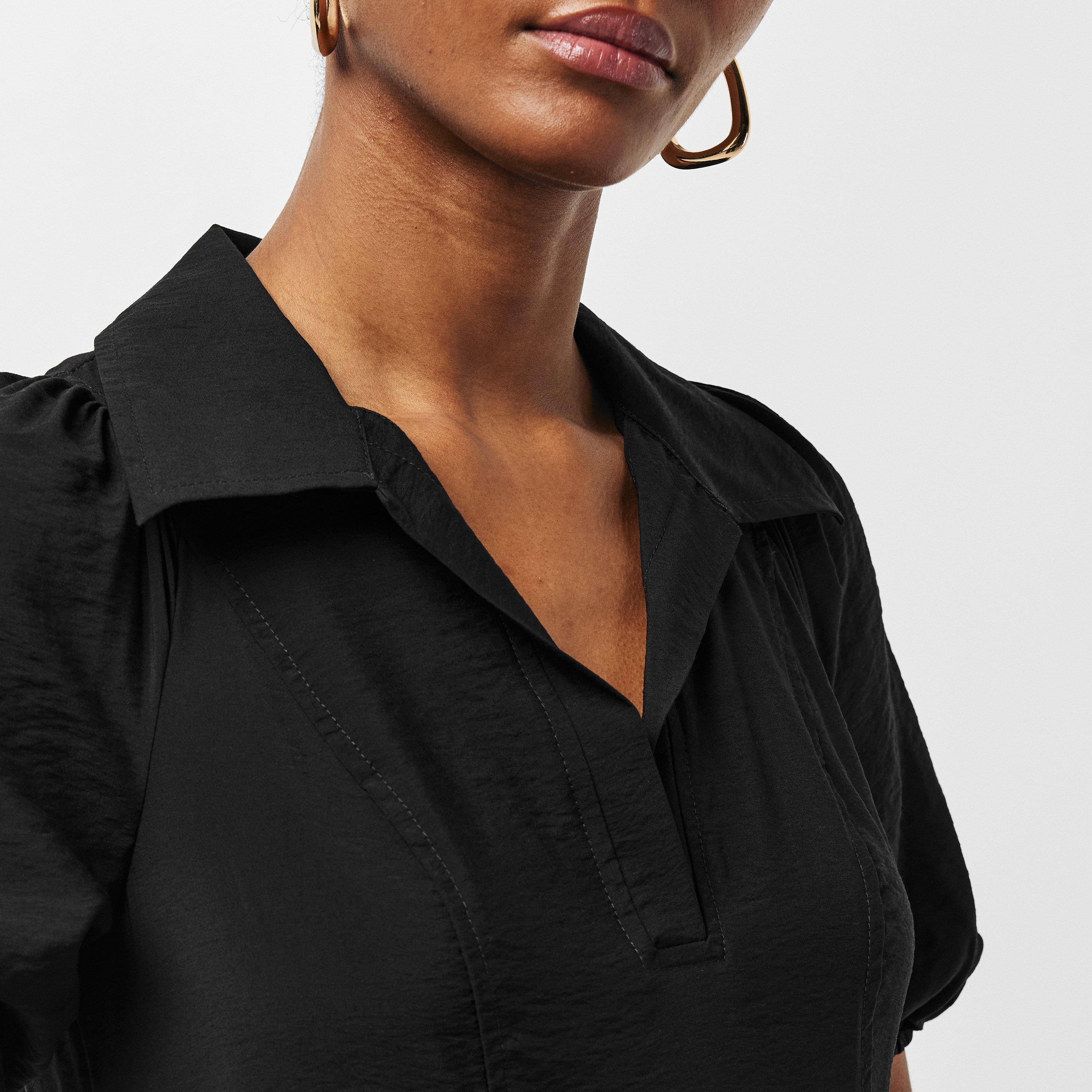 Black - Nobodys Child - Hebe Shirt Dress - 5