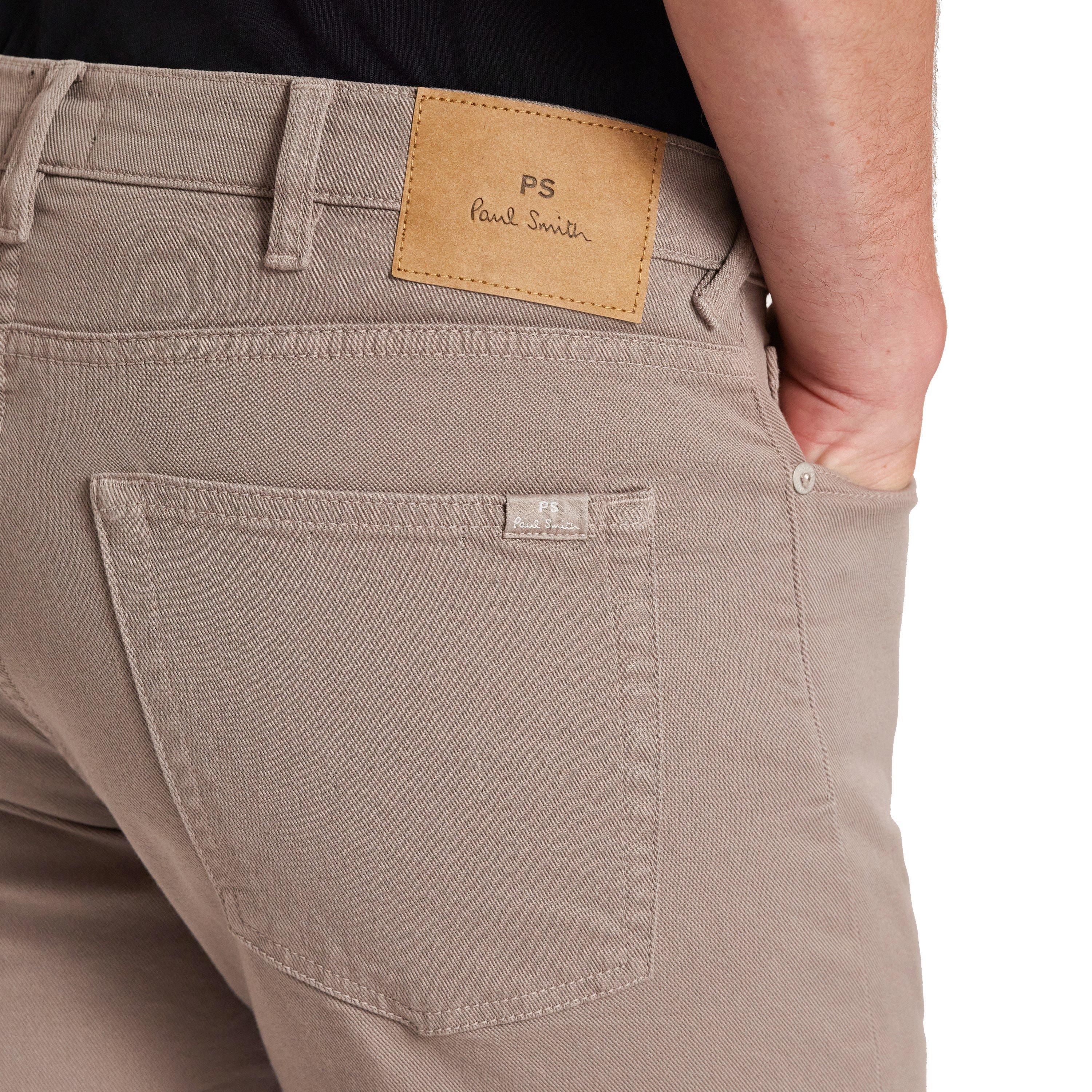Grey 73A - PS Paul Smith - Garment Dyed Tape Jeans - 5