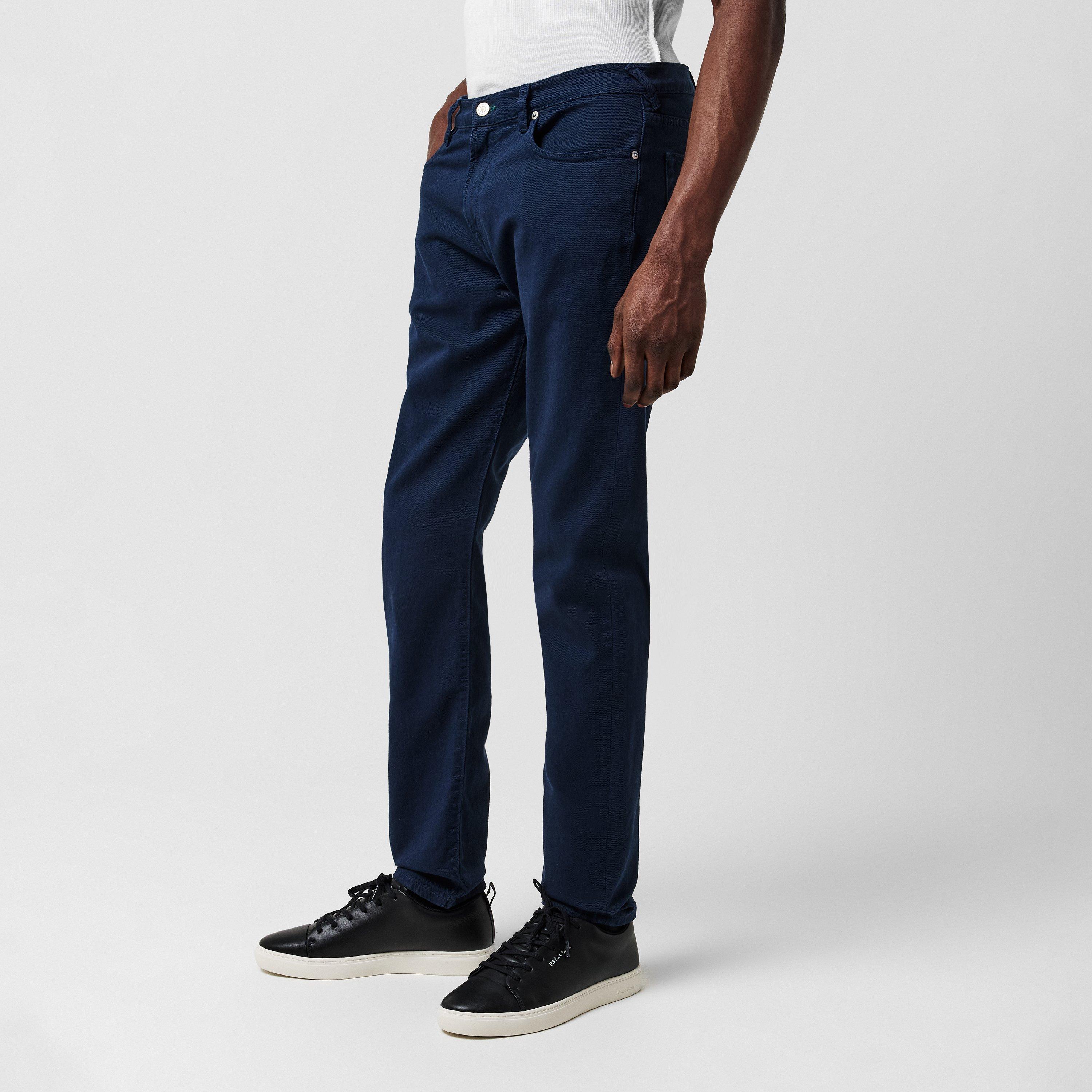 Navy 49 - PS Paul Smith - Garment Dyed Tape Jeans - 6