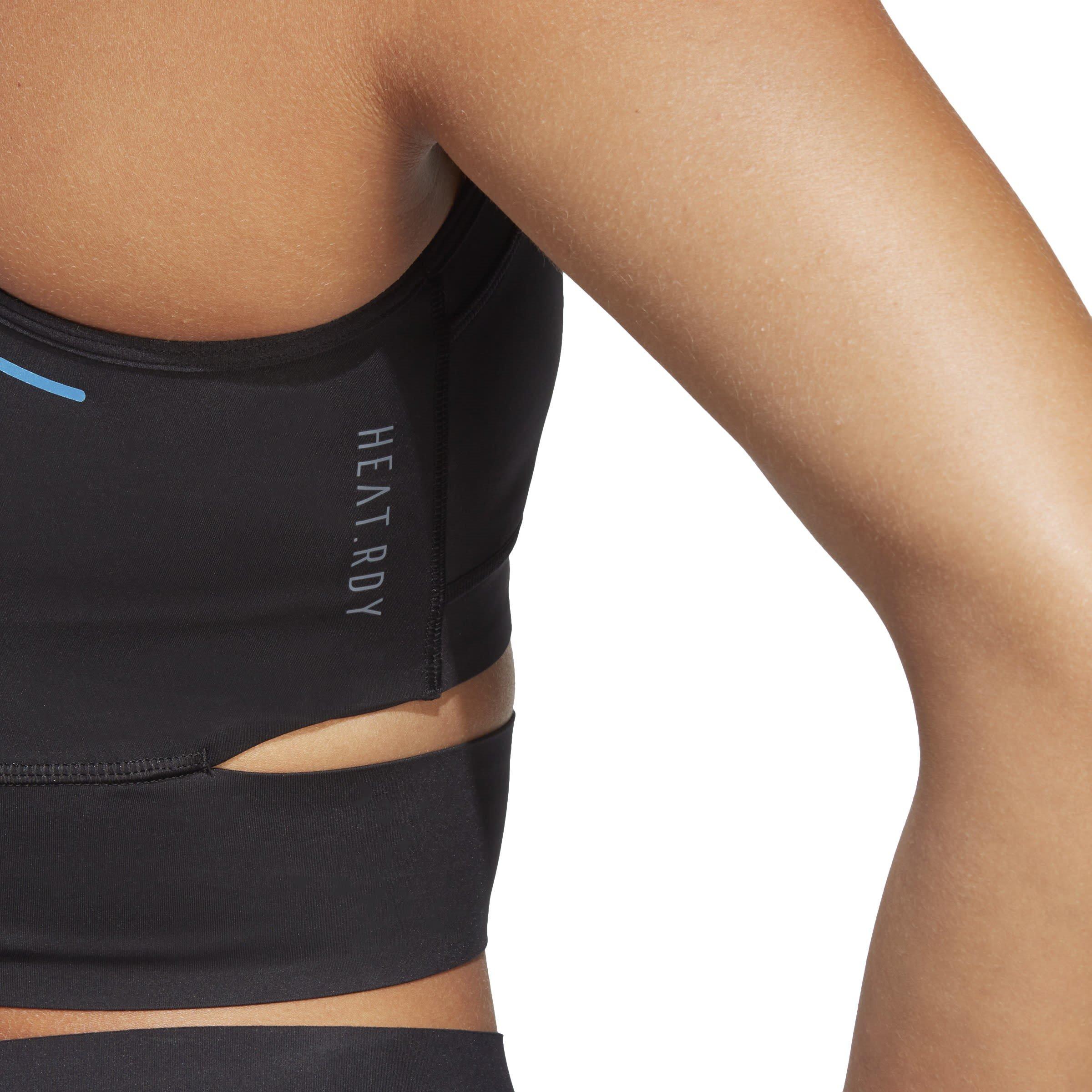 Preto - adidas - Tailored HIIT HEAT.RDY Crop Training Tank Top Womens - 6