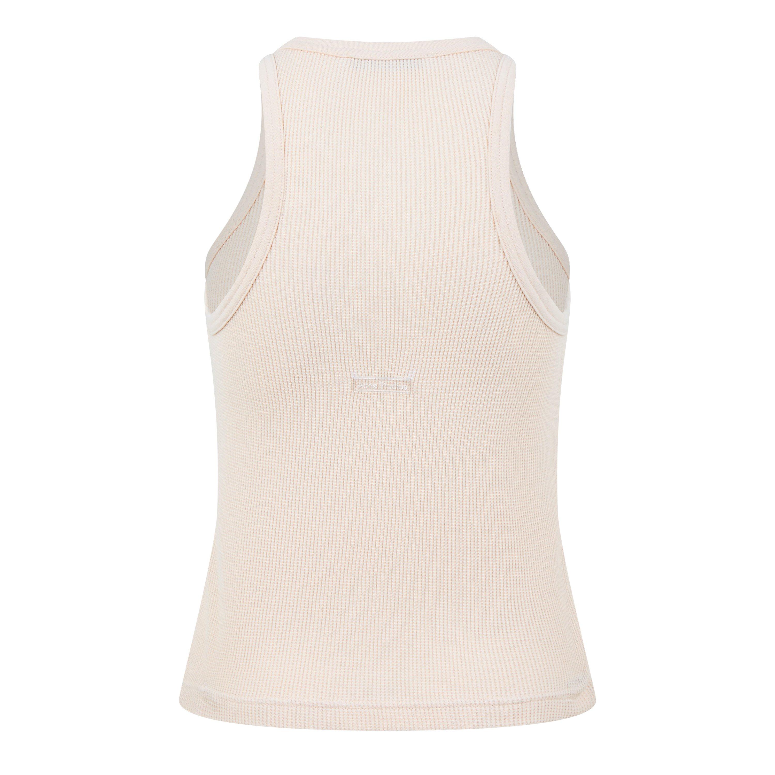 SOFT PINK - Acne Studios - Logo Ribbed Tank Top - 6