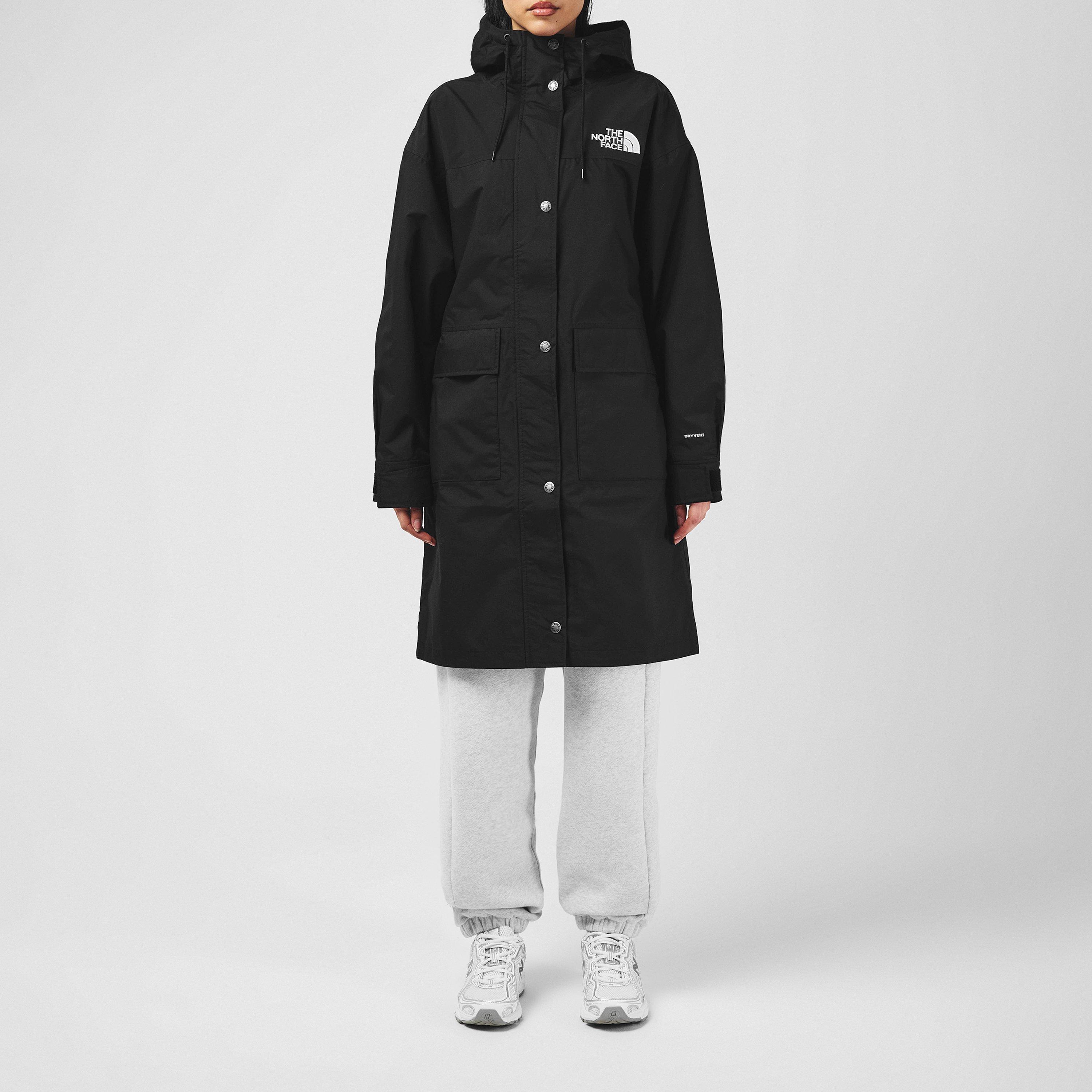 The North Face Women's Reign On Waterproof Windproof Hooded Mid-Length Parka - Tnf Black - 8 (XS)