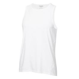 Calvin Klein Golf embroidered-logo short-sleeved polo shirt Bianco
