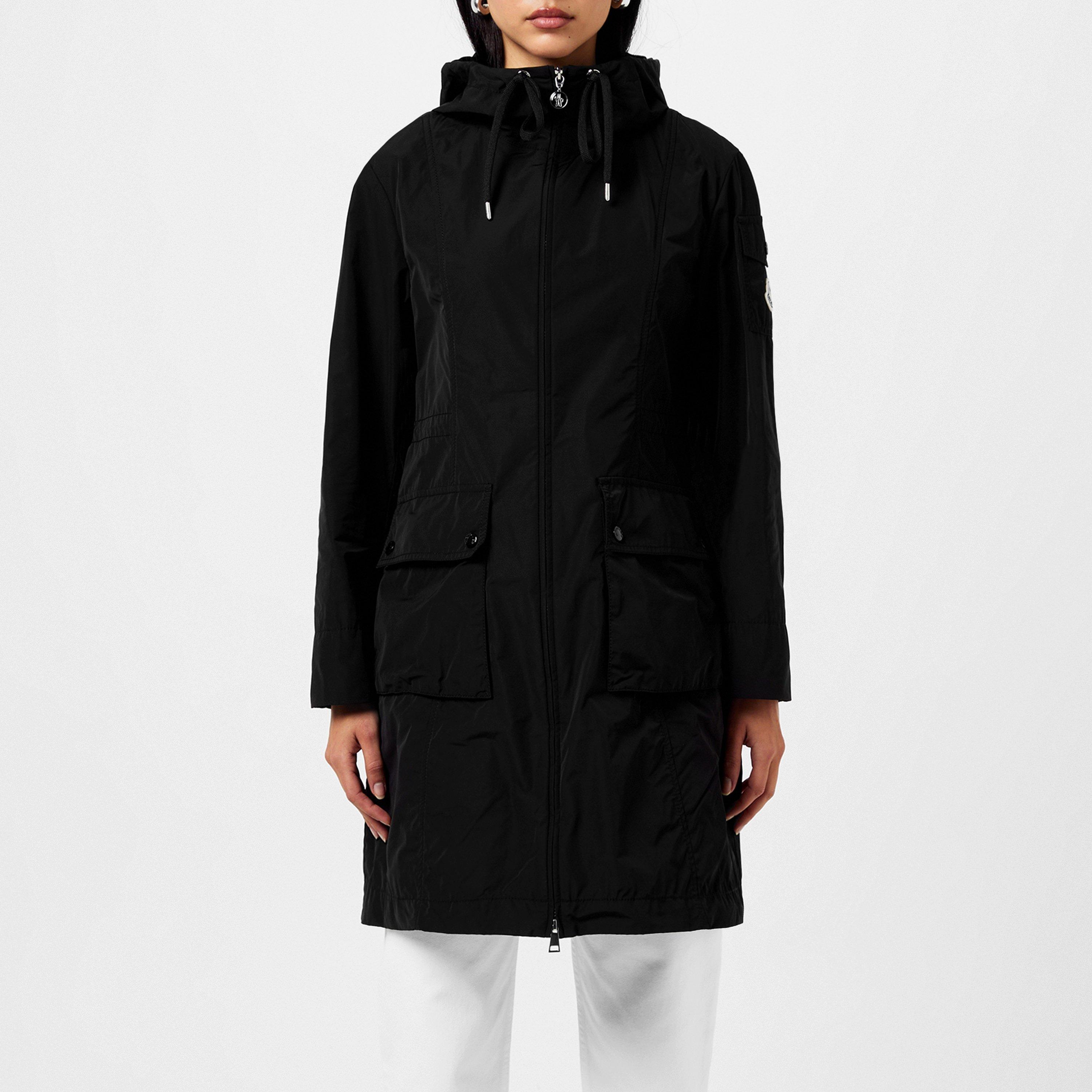 Moncler Women's Laerte Hooded Long Sleeve Mid-Length Parka