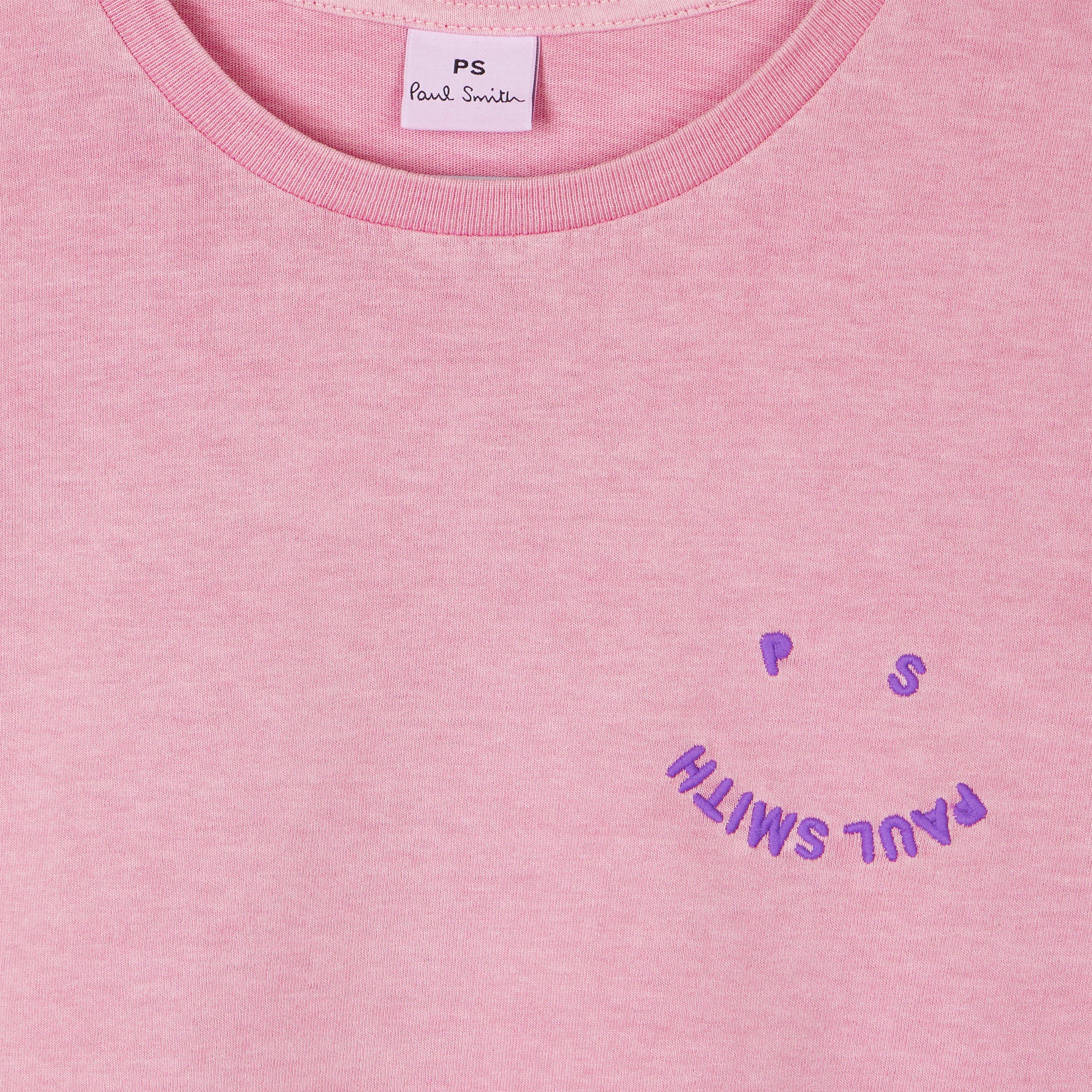 Purple - PS Paul Smith - Women's 'Happy' Regular Fit T-Shirt - 2