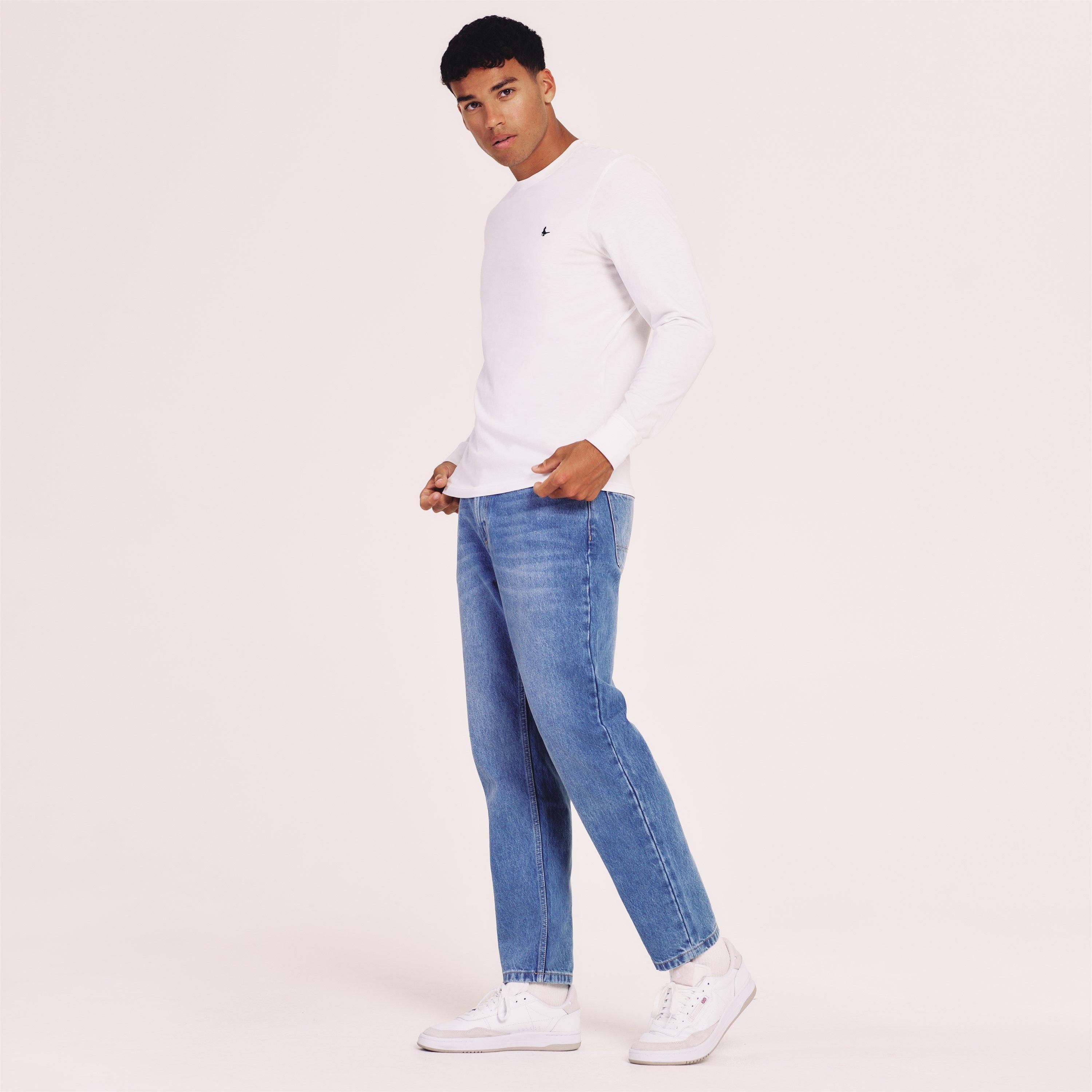 Mid Indigo - Jack Wills - Tapered Jeans - 1