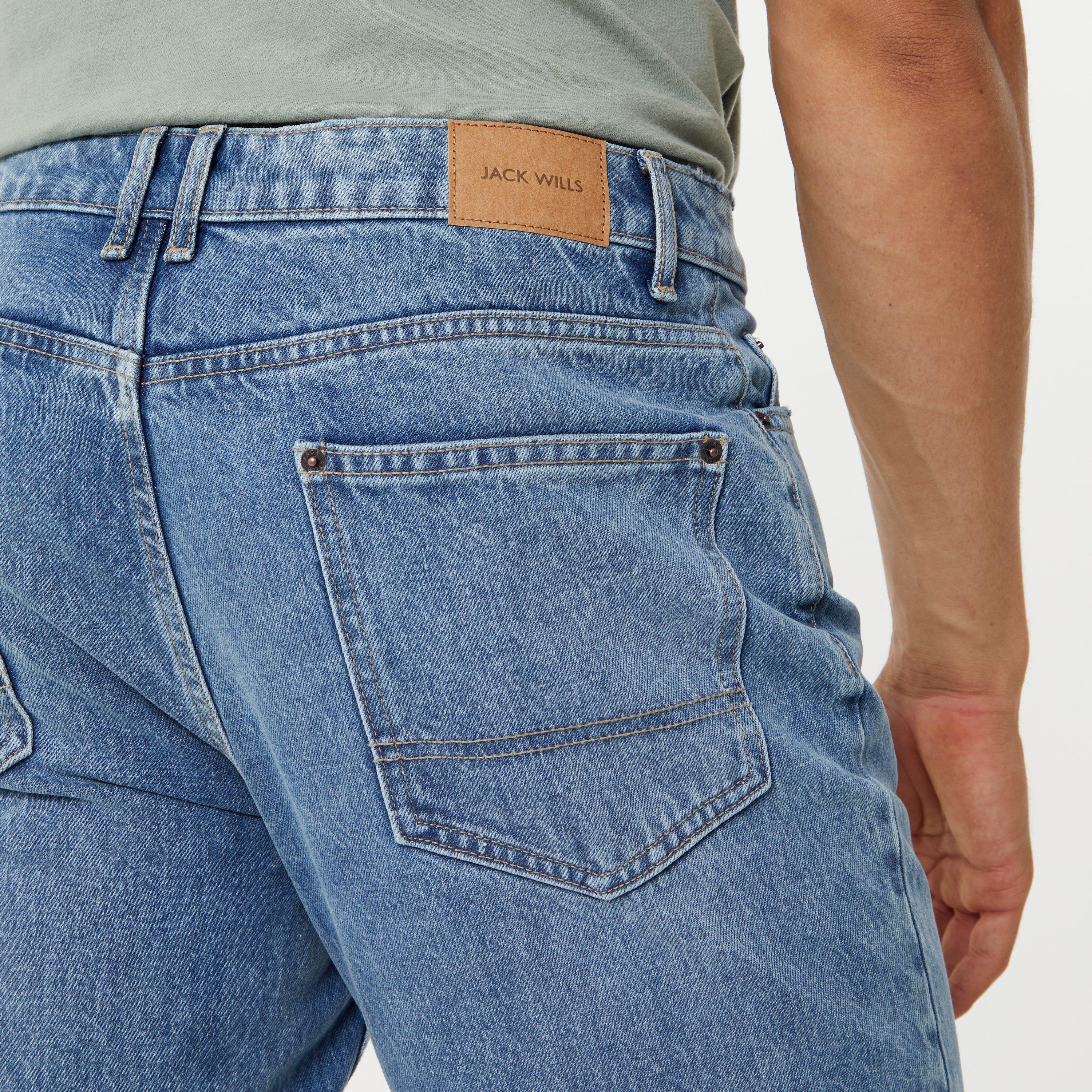 Mid Indigo - Jack Wills - Tapered Jeans - 3
