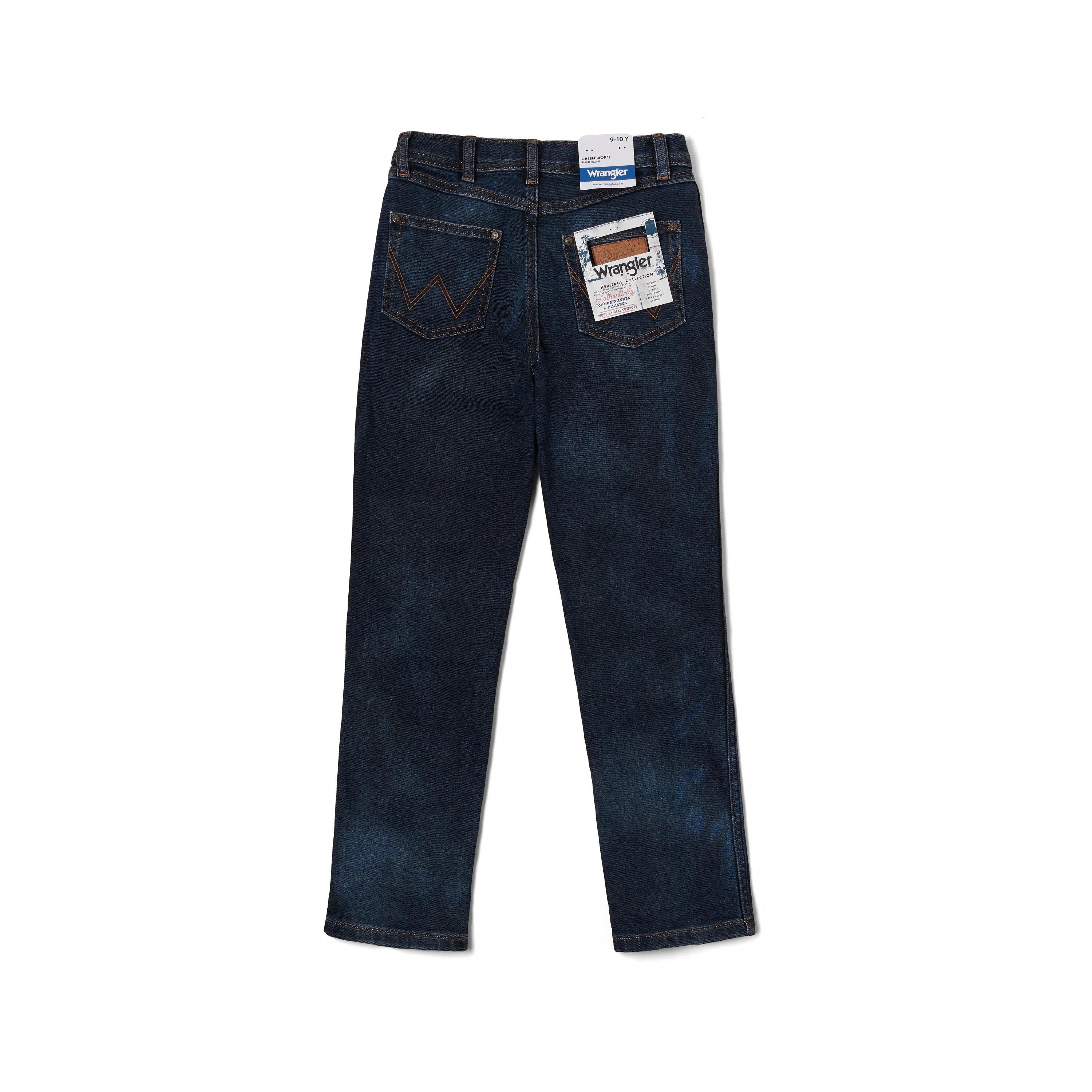 Blue black - Wrangler - Greensboro Classic Straight Leg Jeans - 2