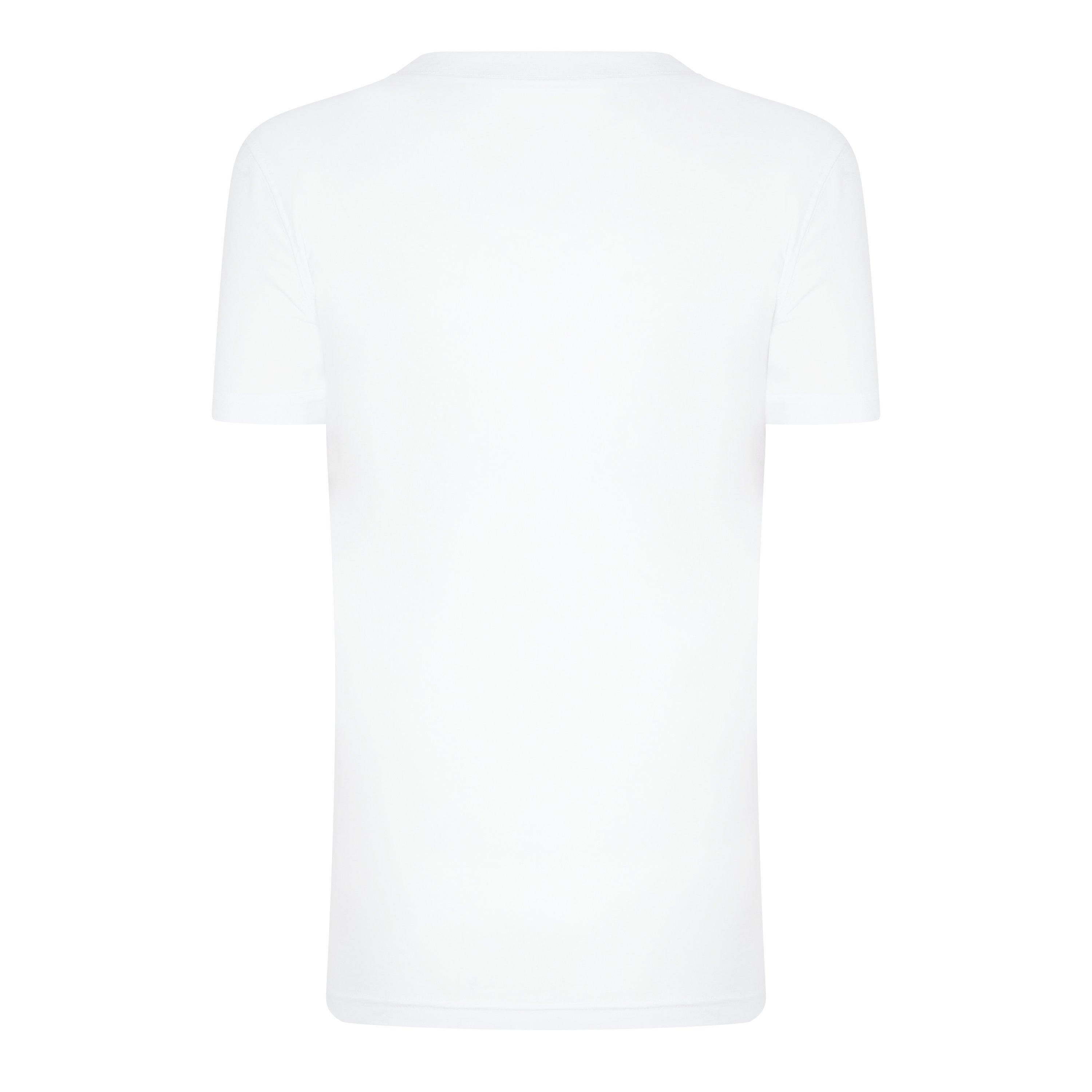 White/Gld G03 - Versace Jeans Couture - Printed Logo T-Shirt - 6