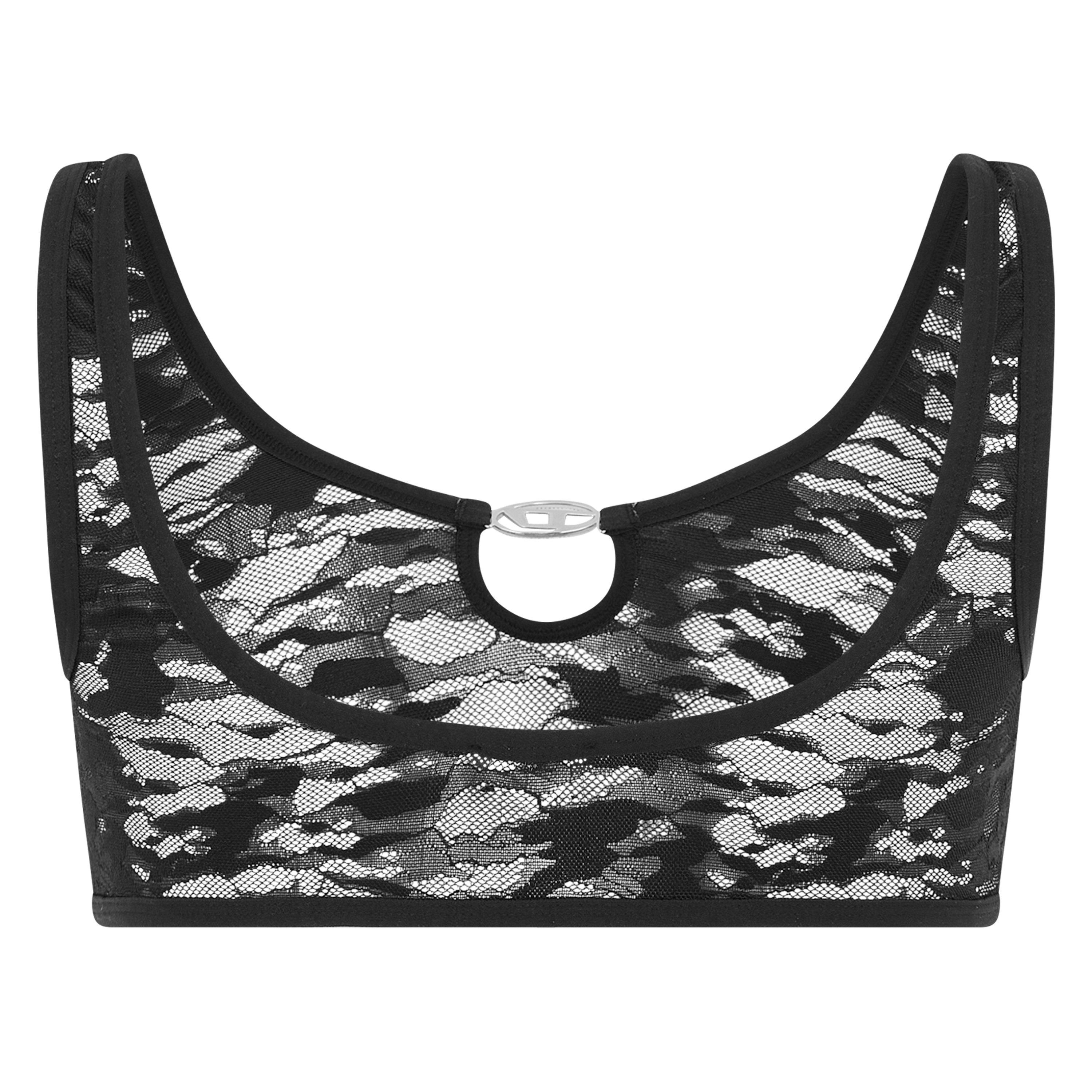 Black - Diesel - Oval D Lace Bra - 6