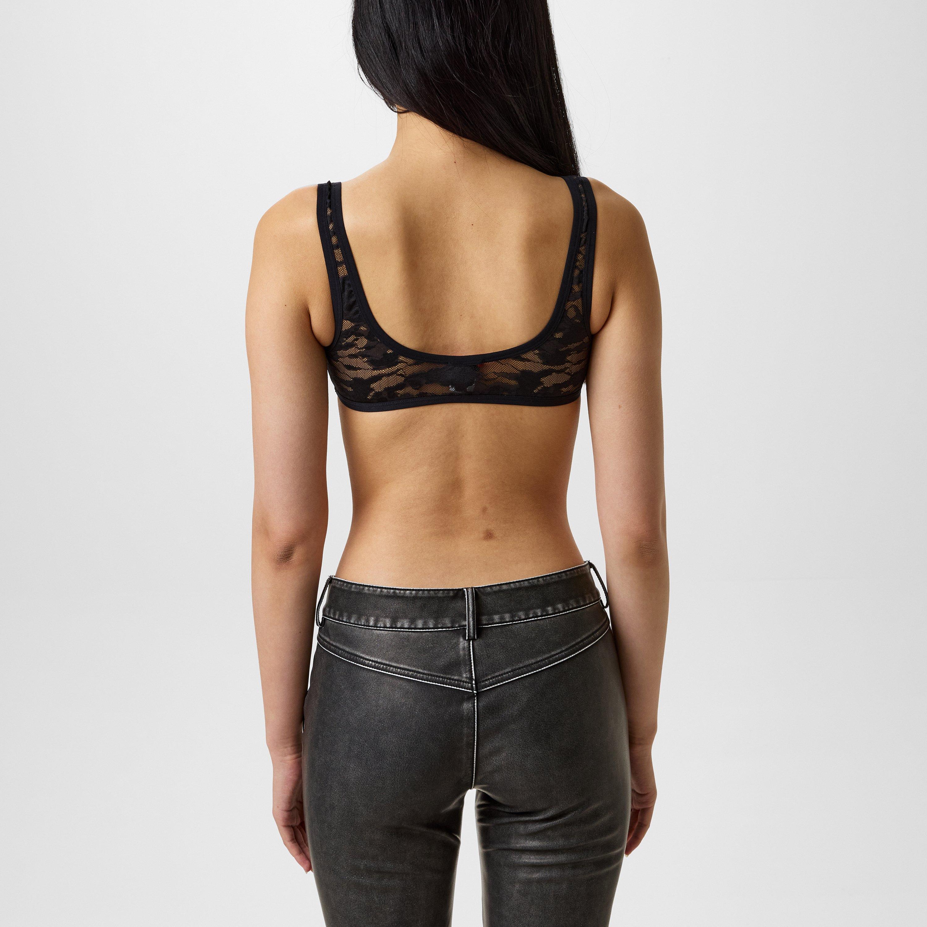 Black - Diesel - Oval D Lace Bra - 3