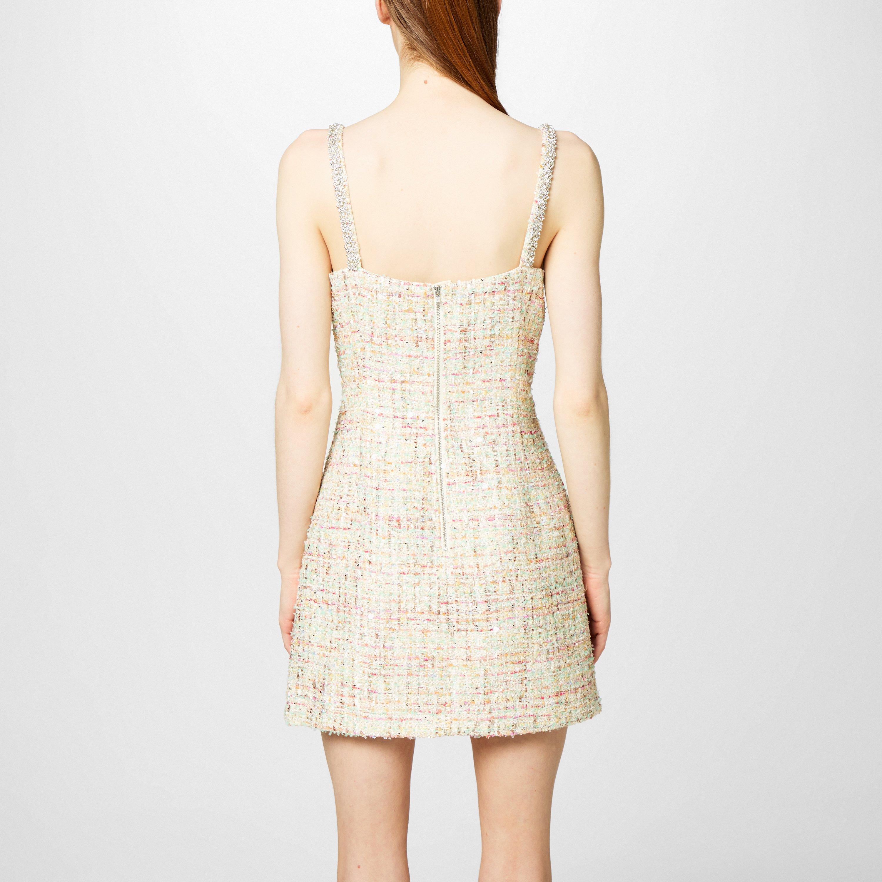 Pastel Multi - Self Portrait - Boucle Mini Dress - 3