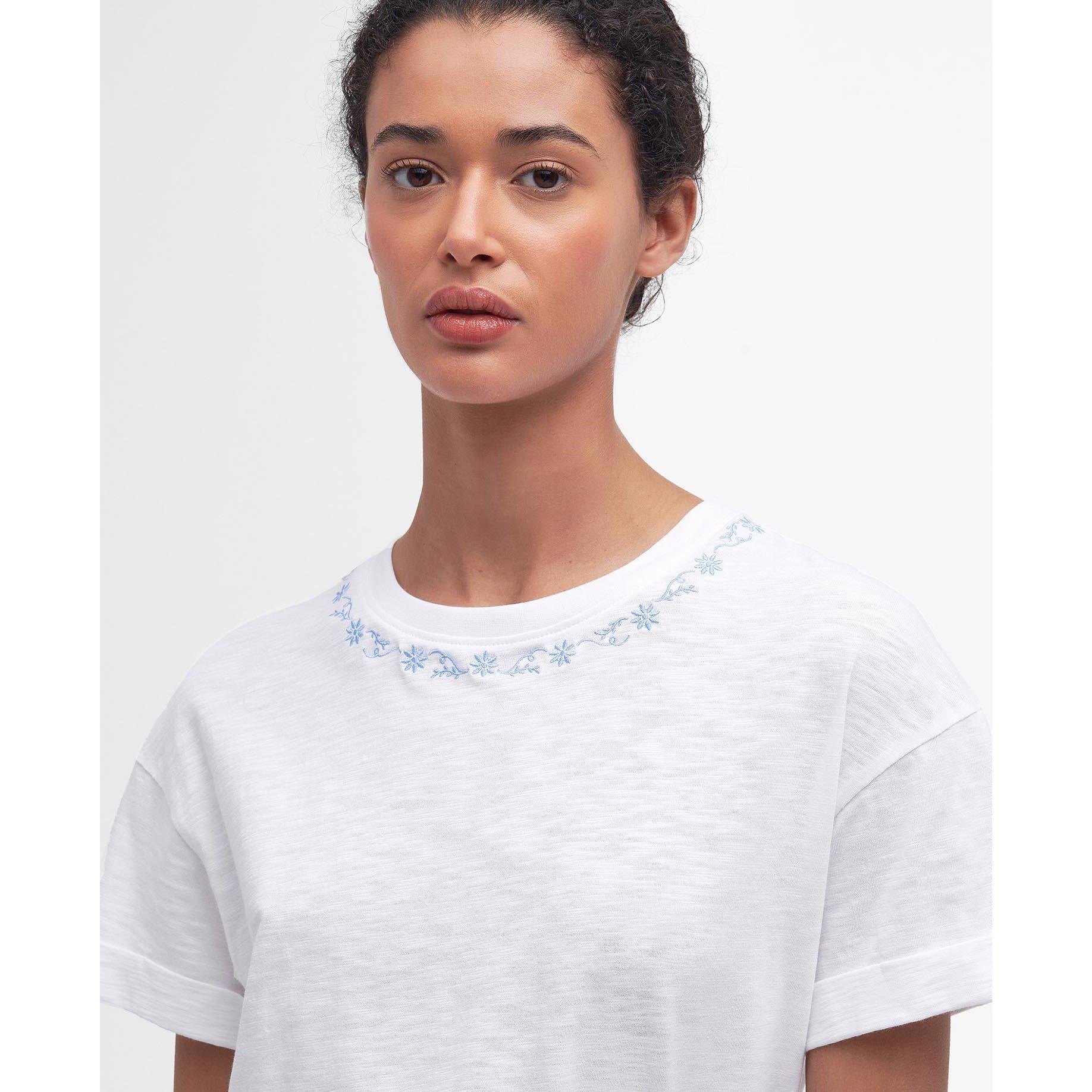 White - Barbour - Apia T-Shirt - 4