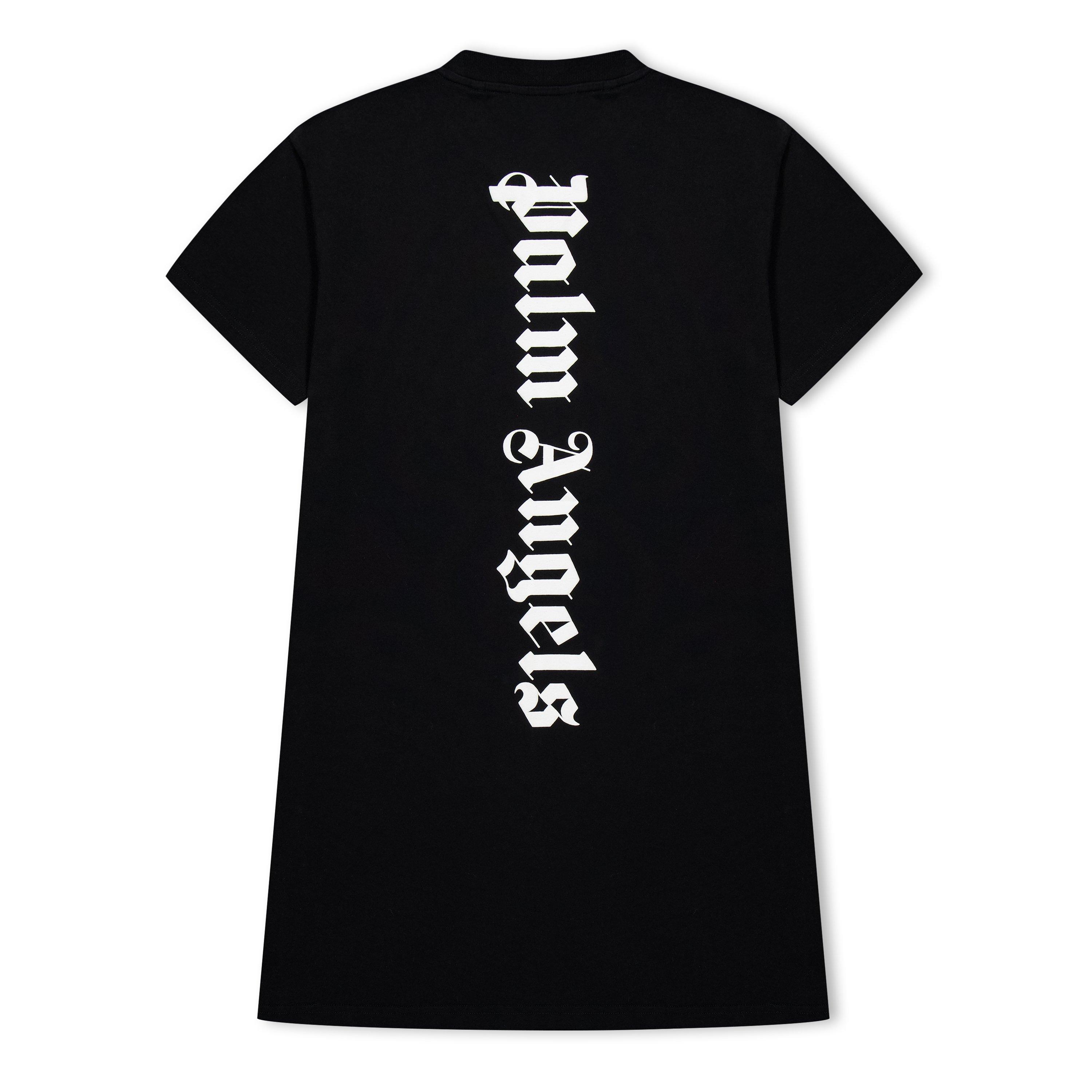 Black 11004 - Palm Angels - Classic Overlogo Tee Dress Girls - 2