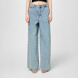 Self Portrait Rhinestone Jean