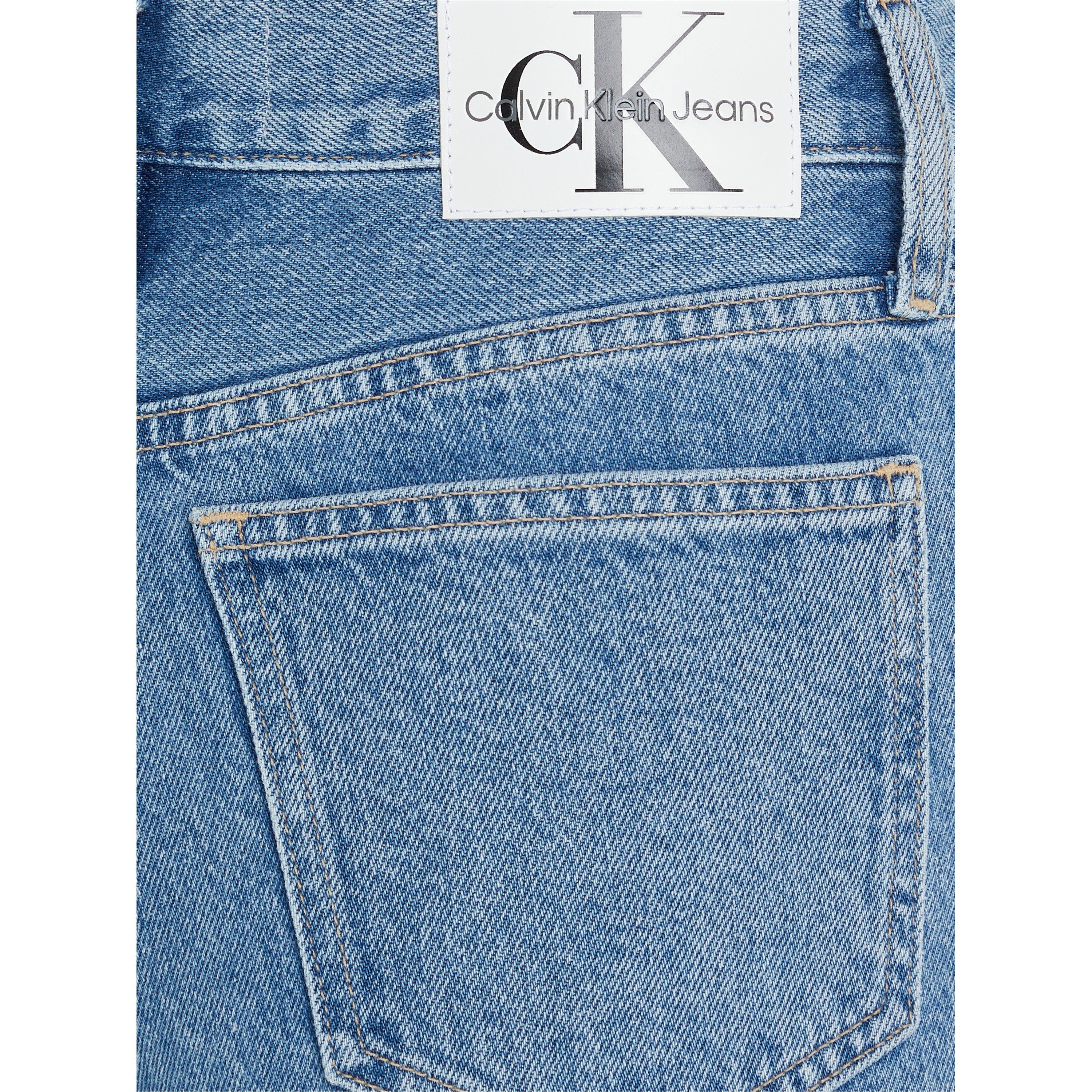 Denim Light - Calvin Klein Jeans - Women's High Rise Straight Leg Jeans - 5