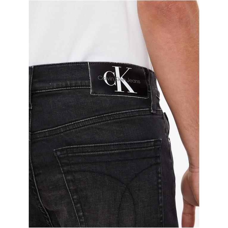 Dnm Black 1BY - Calvin Klein Jeans - Slim Denim Shorts - 4