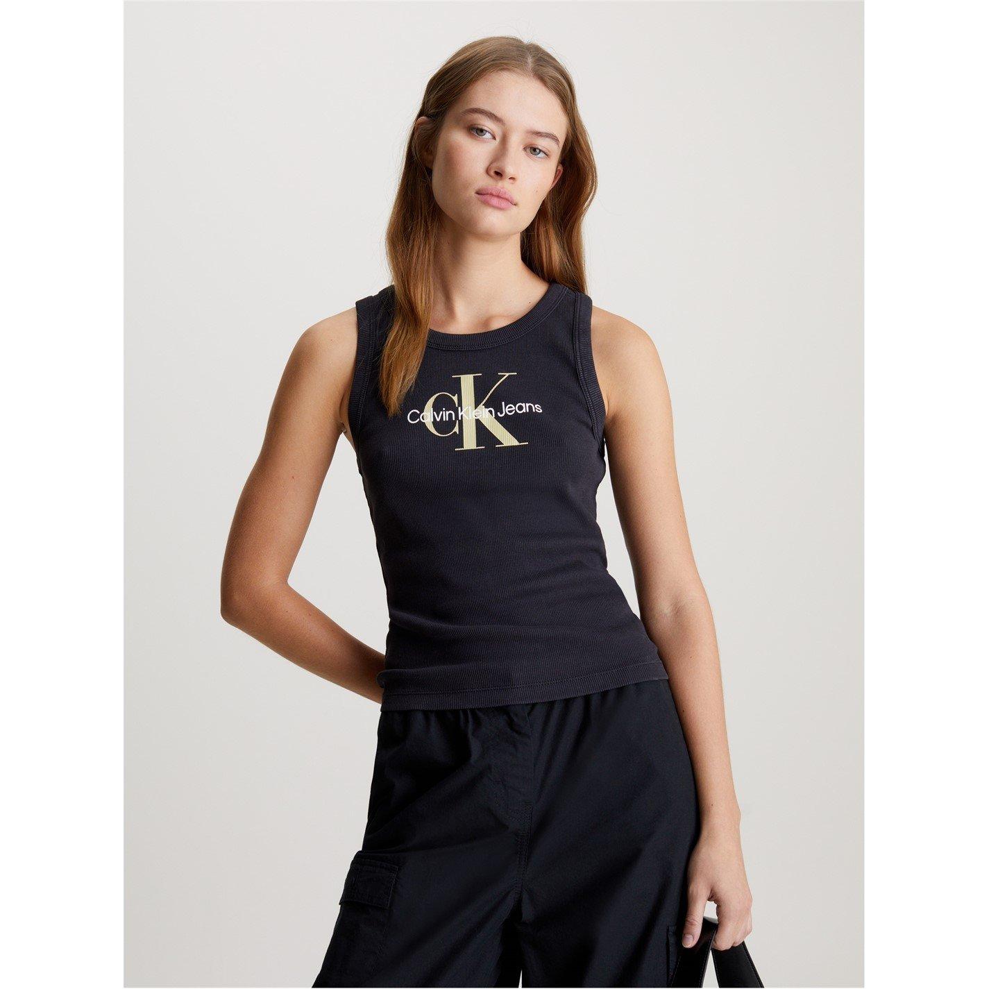 Ck Black - Calvin Klein Jeans - Archival Monologo Tank Top - 2