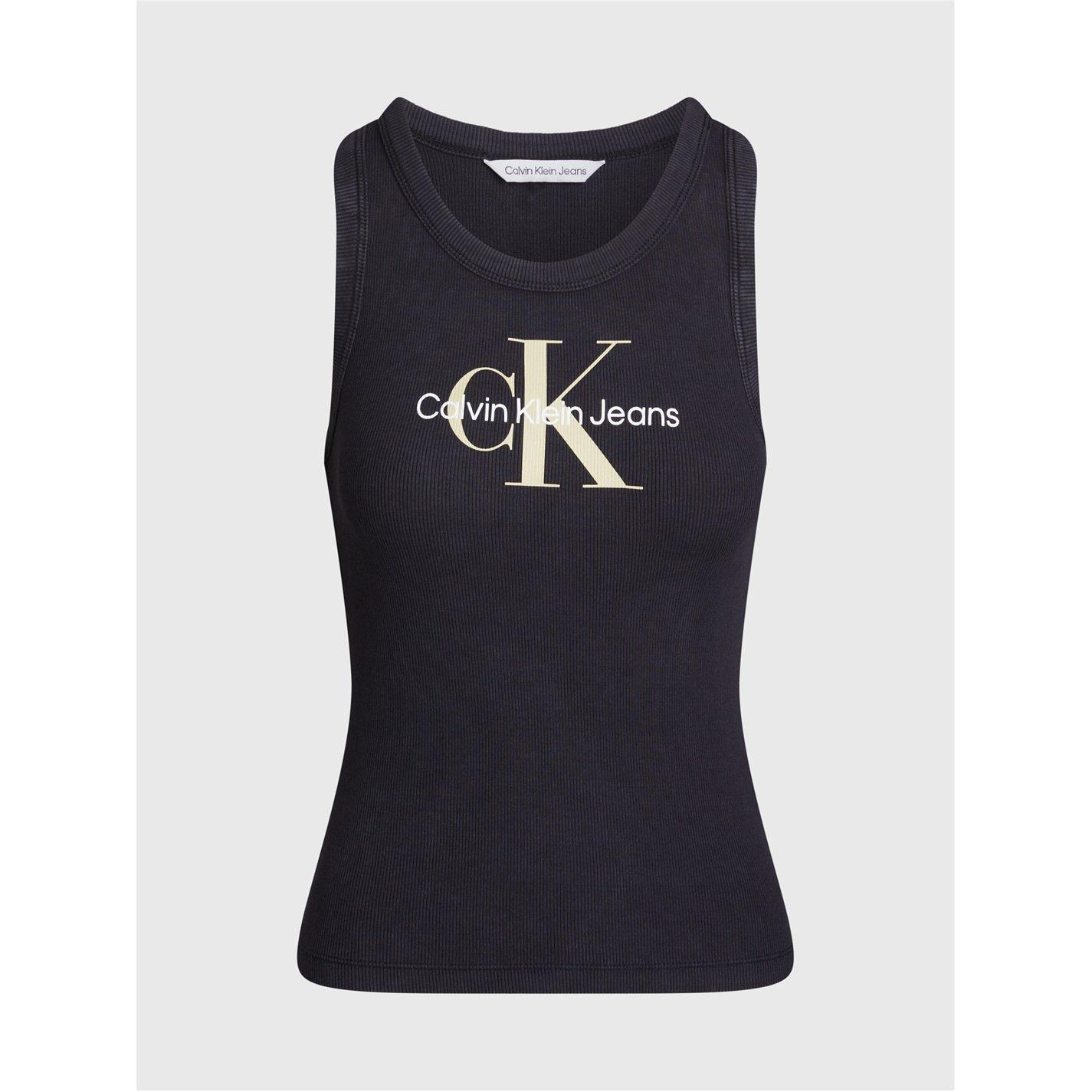 Ck Black - Calvin Klein Jeans - Archival Monologo Tank Top - 4