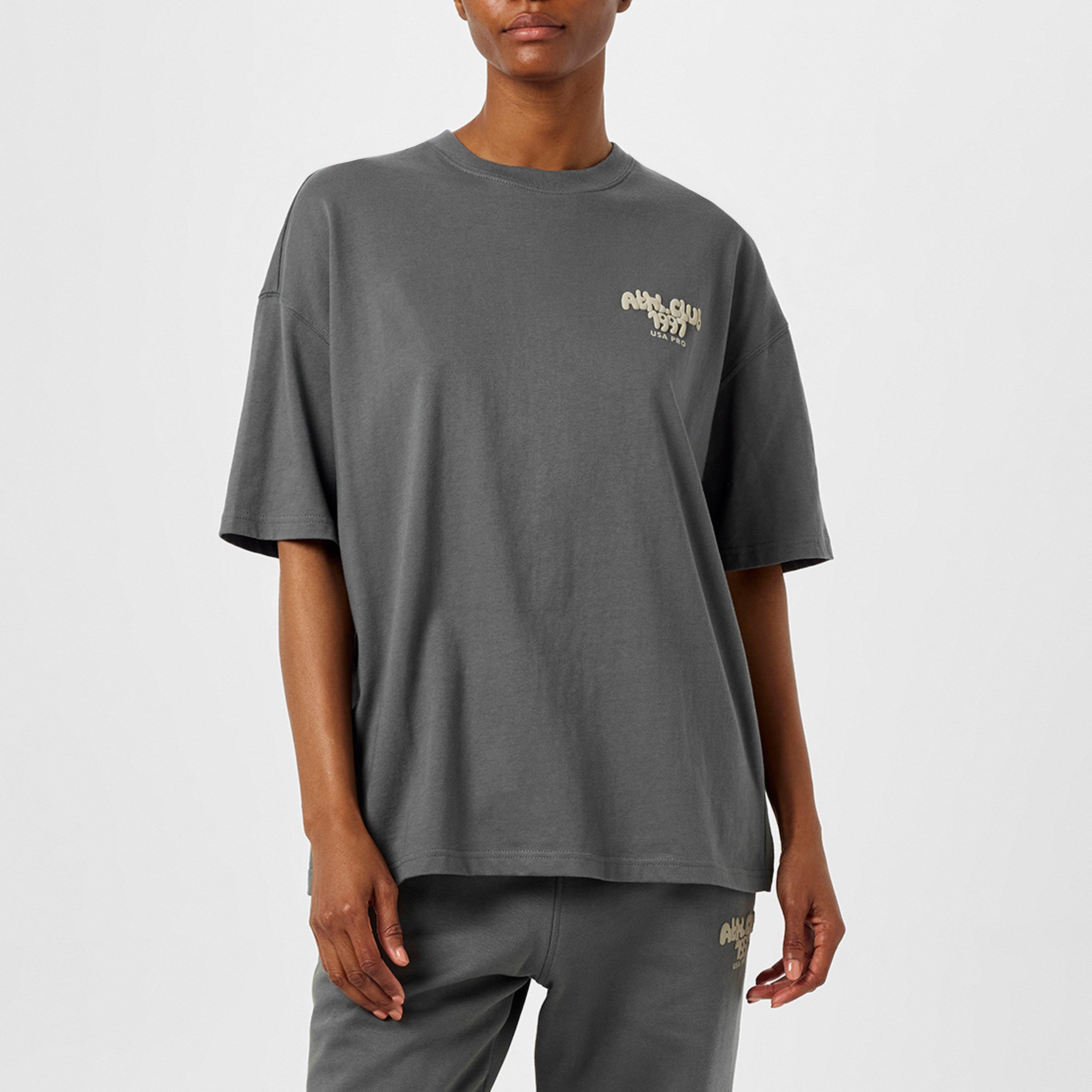 Khaki - USA Pro - Oversized T-Shirt Womens - 1