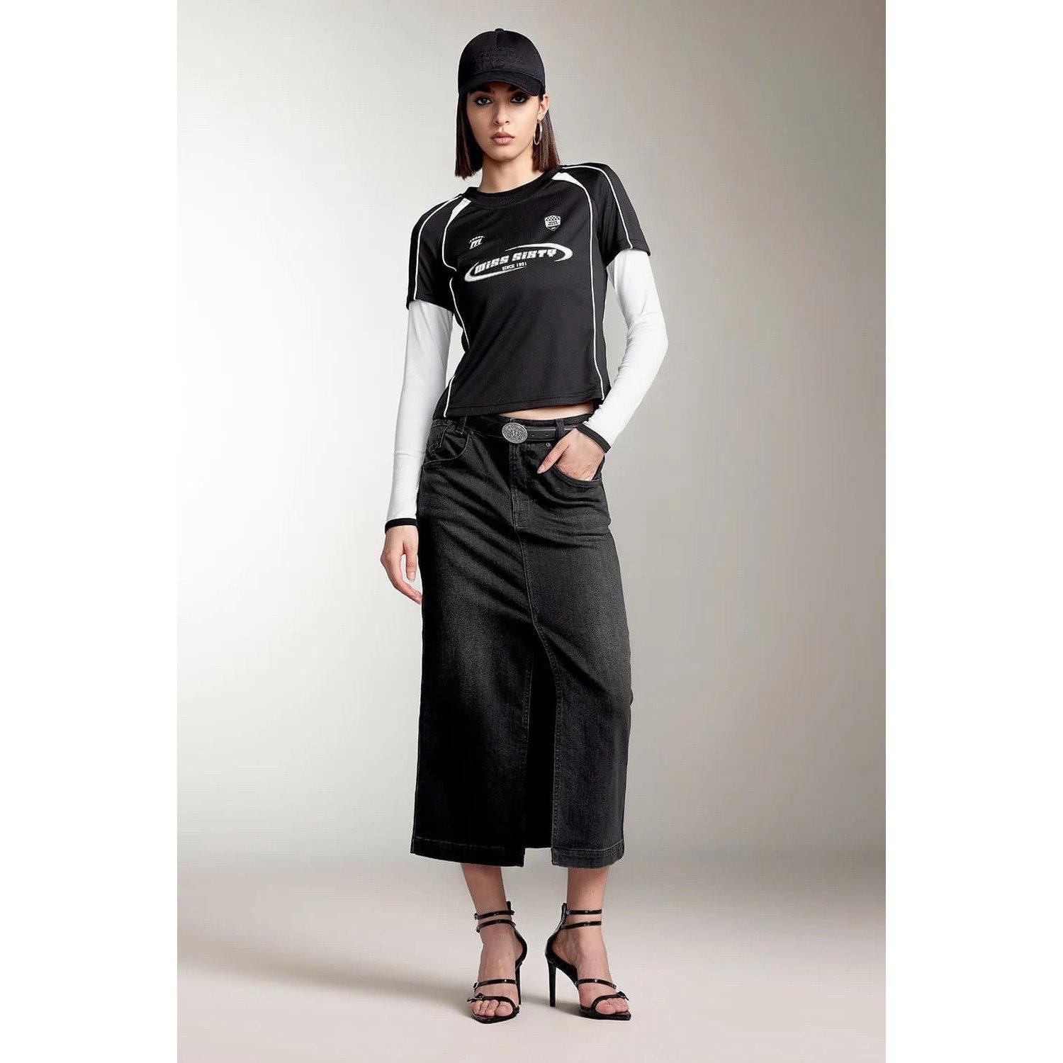 Black - Miss Sixty - Women's Sporty Regular Fit T-Shirt - 4