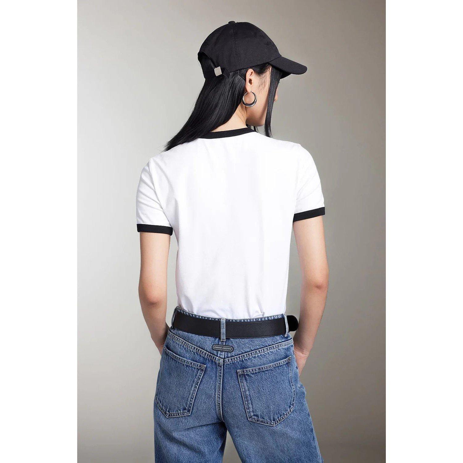 Bright White - Miss Sixty - Short Sleeve Baby Tee - 2