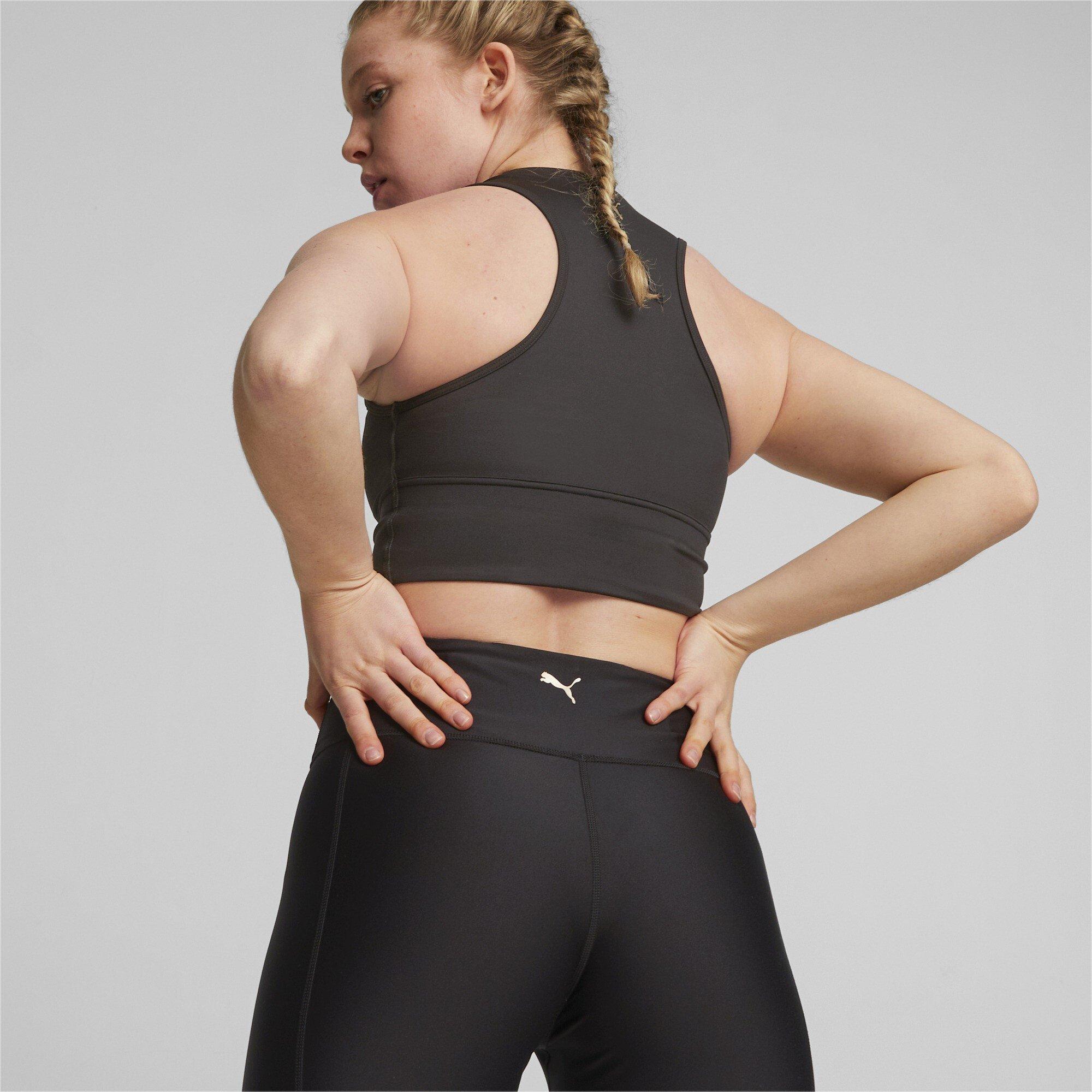 Crna - Puma - Longline Crop Top - 3