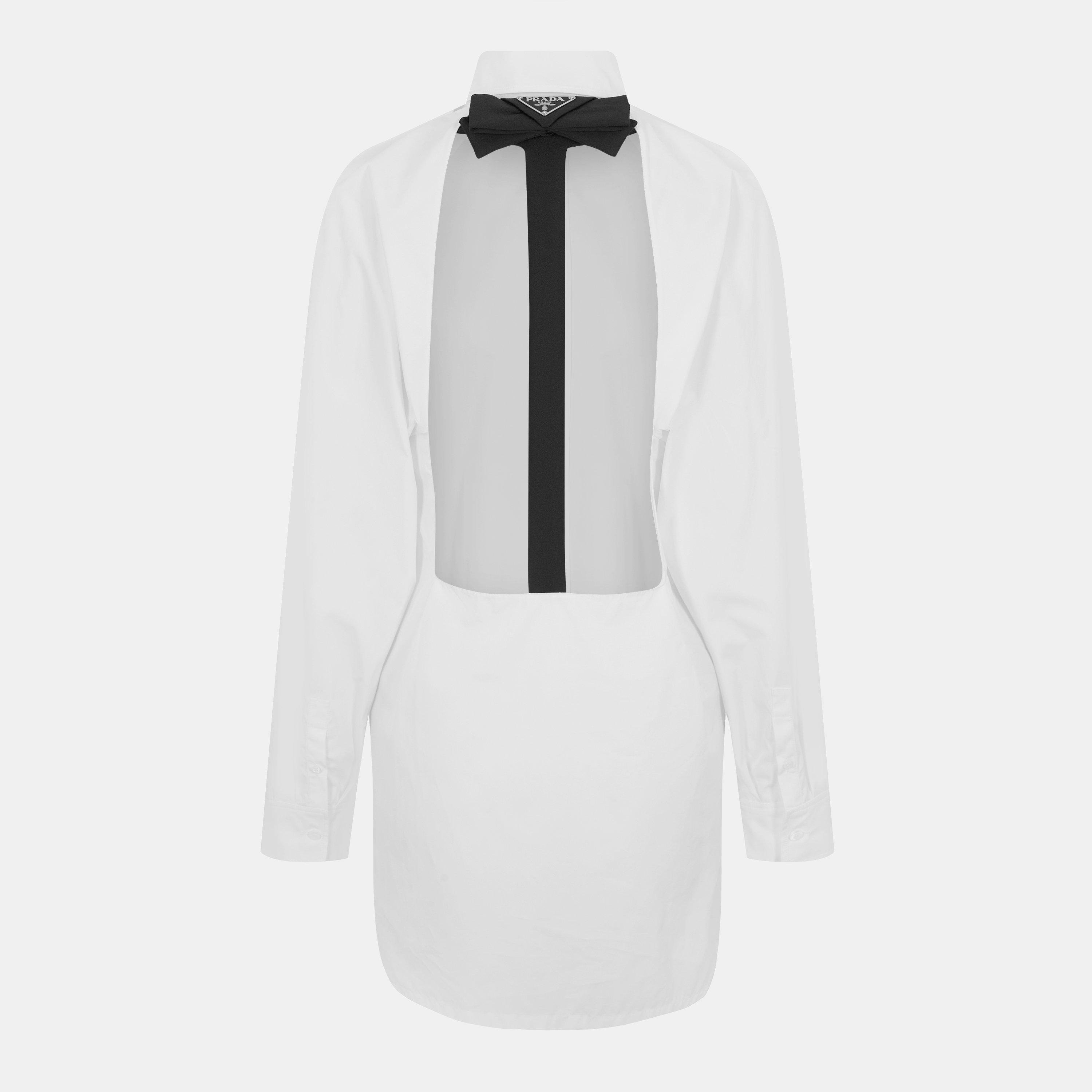 BIANCO - Prada - Open Back Shirt Dress - 2