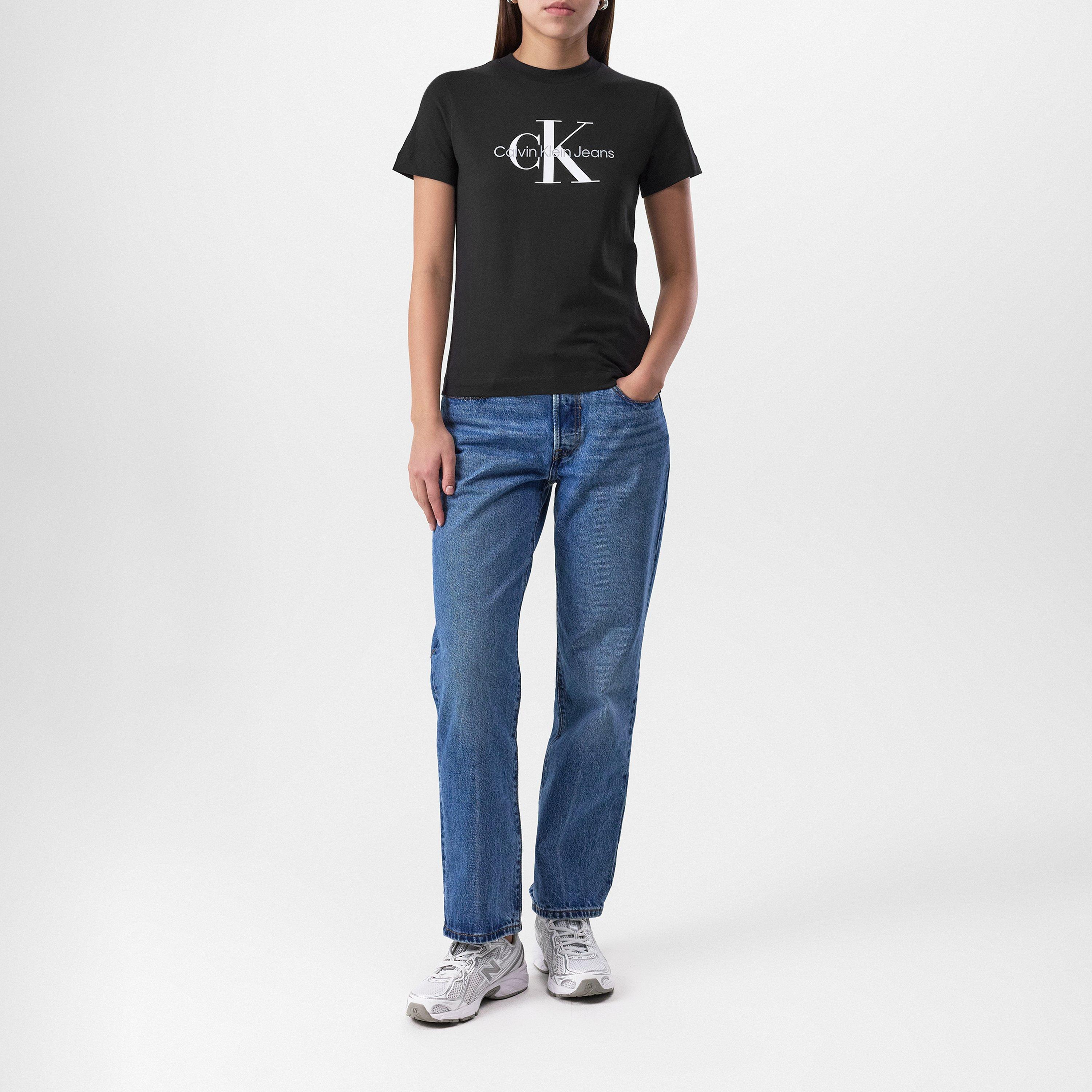 CK Noir - Calvin Klein Jeans - Printed Logo T-Shirt - 4