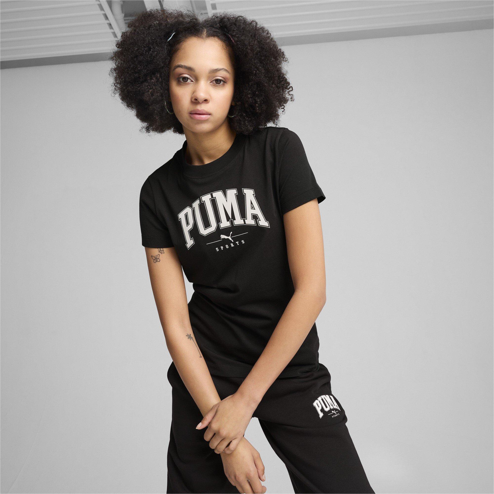 Puma Black - Puma - SQUAD Graphic Womens T Shirt - 2