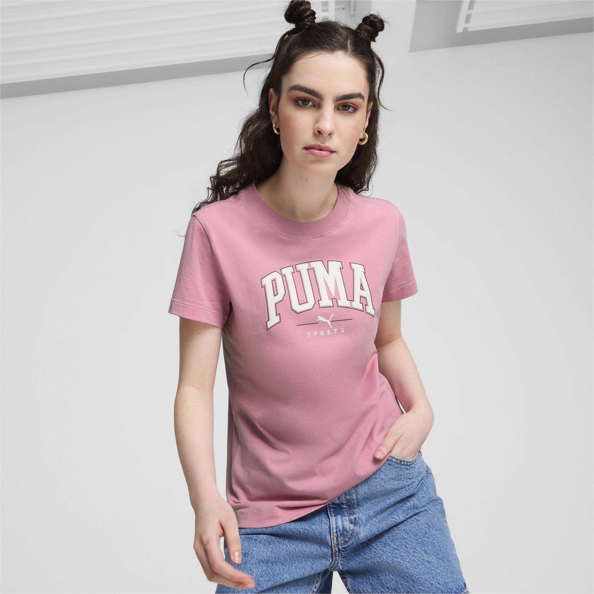 Mauved Out - Puma - PUMA SQUAD Graphic Womens T Shirt - 2