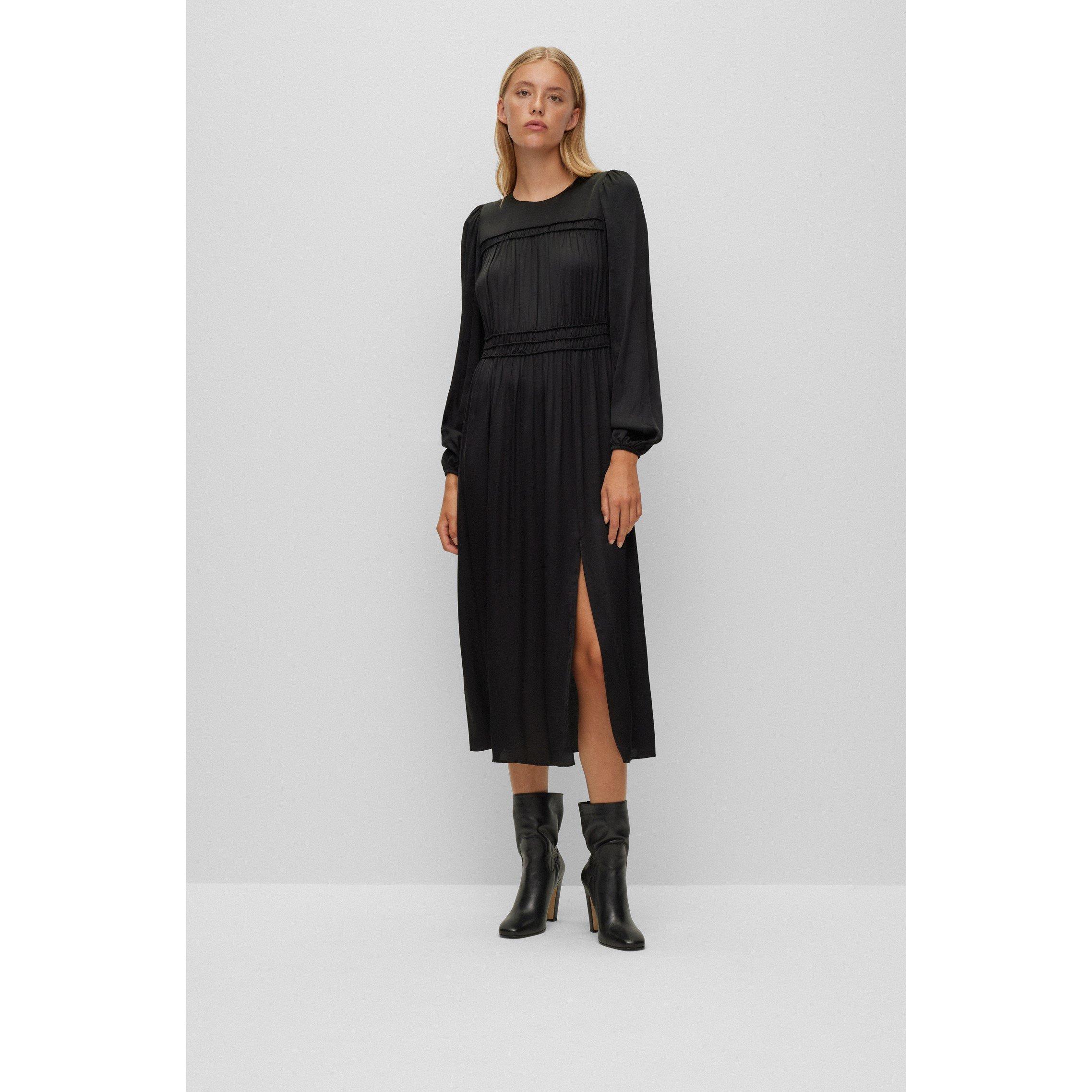 Black 001 - Boss - Women's Dilli Dress, Sleek Silhouette - 2