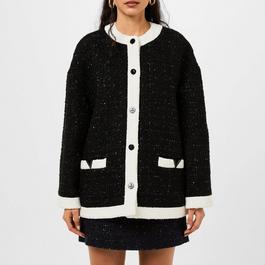 Valentino Oversized Tweed Coat