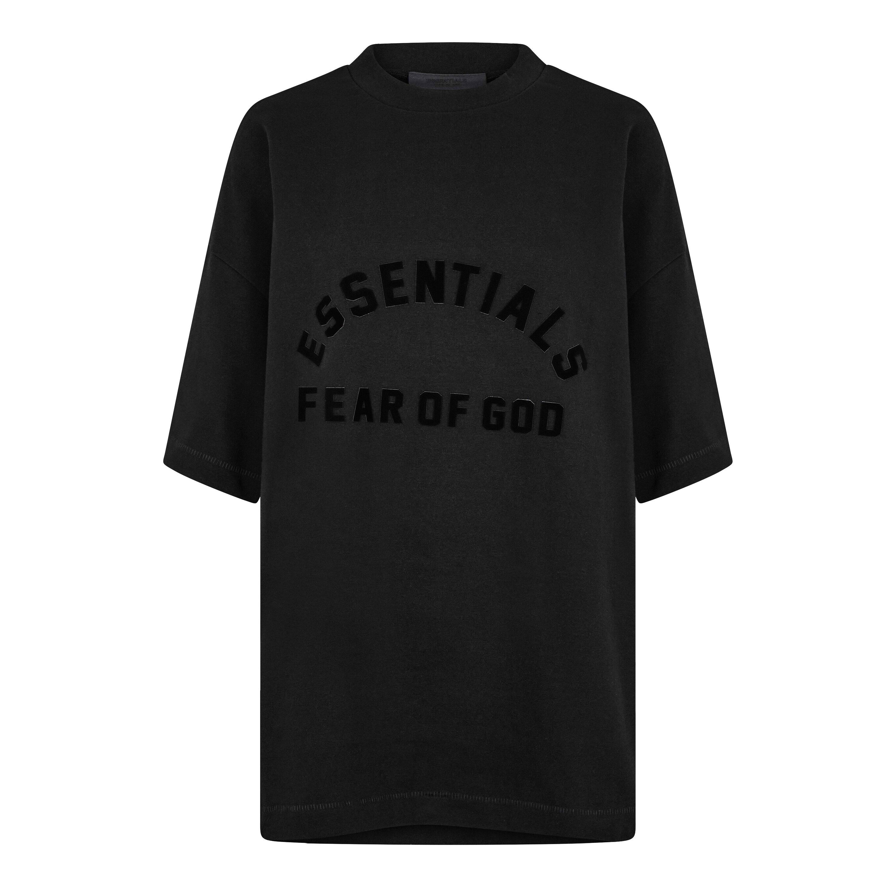 Black - Fear Of God Essentials - Oversized T-Shirt - 5