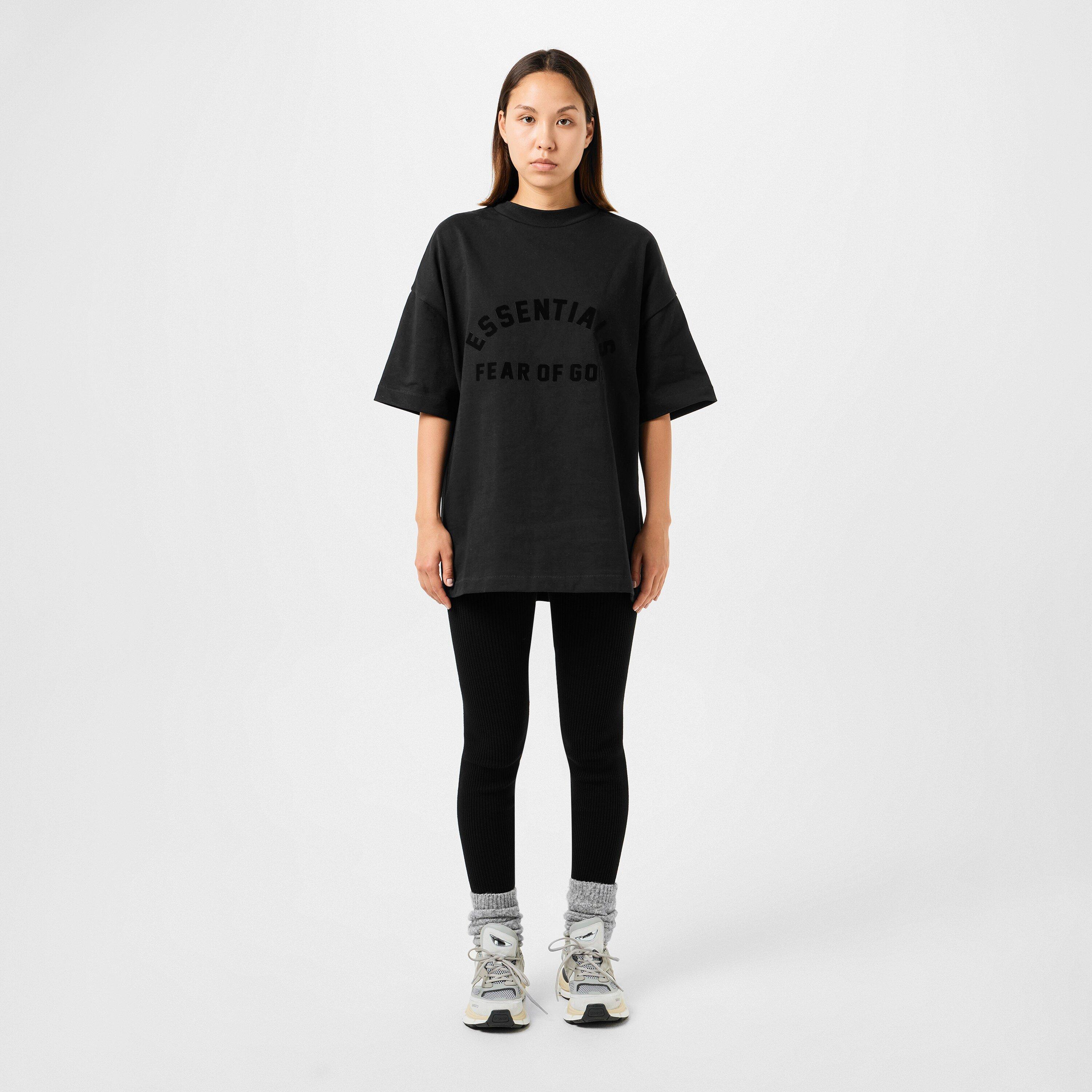 Black - Fear Of God Essentials - Oversized T-Shirt - 4