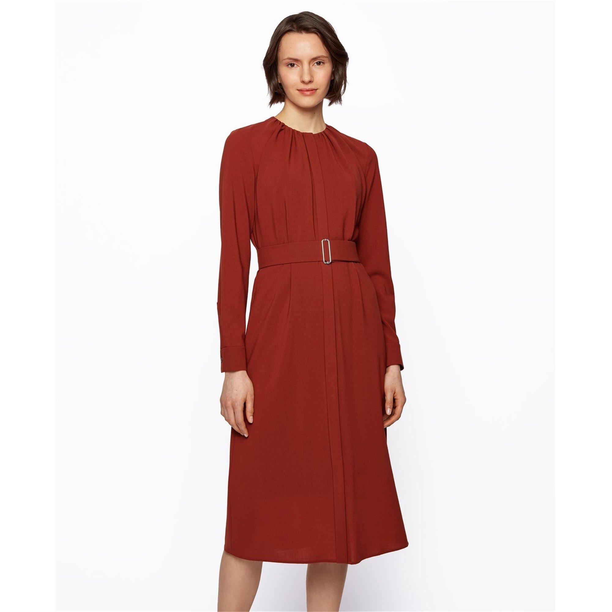 Rust/Copper - Boss - Women's Dibanora Dress - 2
