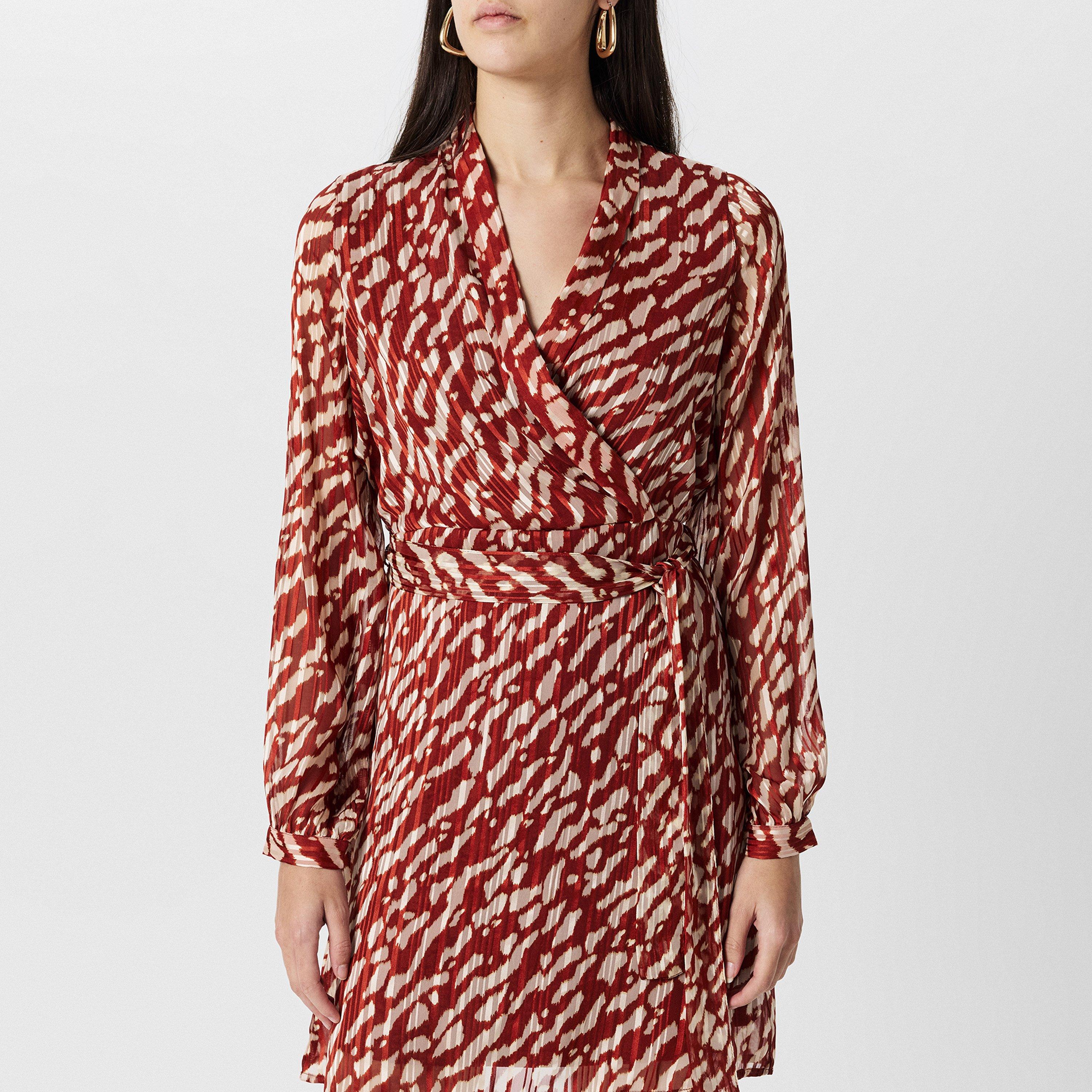 Opeka za pečenje - Vero Moda - Women's Patterned Wrap Dress - 3