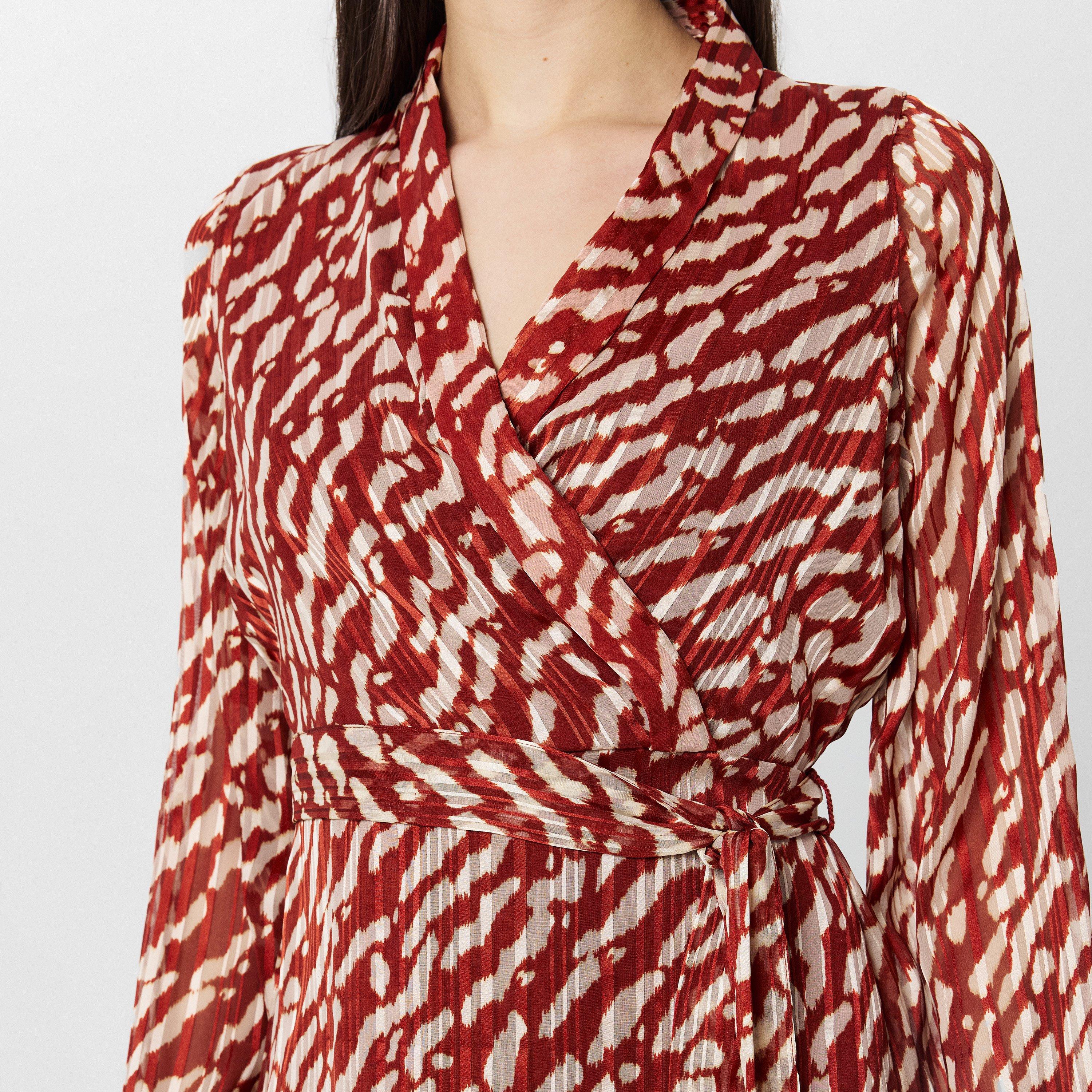 Opeka za pečenje - Vero Moda - Women's Patterned Wrap Dress - 5