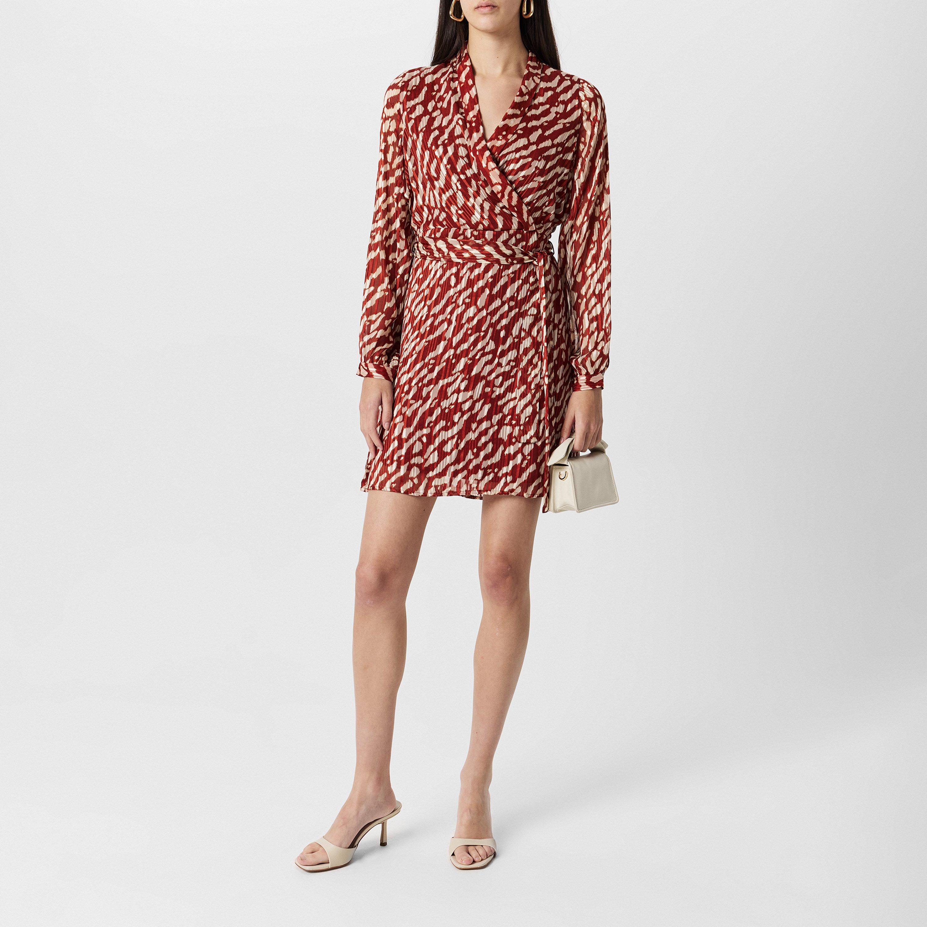 Opeka za pečenje - Vero Moda - Women's Patterned Wrap Dress - 7