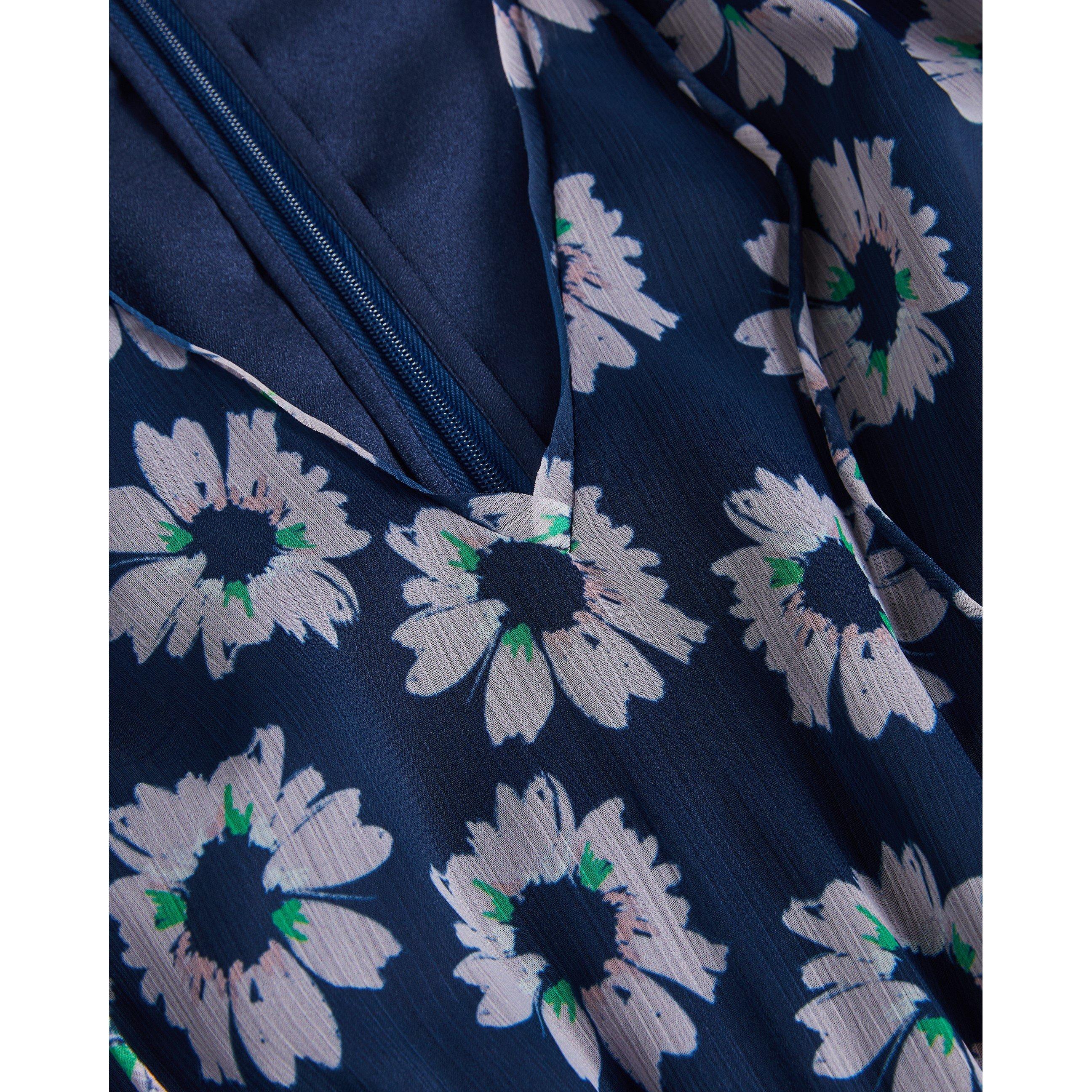 Dunkelblau - Ted Baker - Marllee Flare Tiered Midi Dress - 5