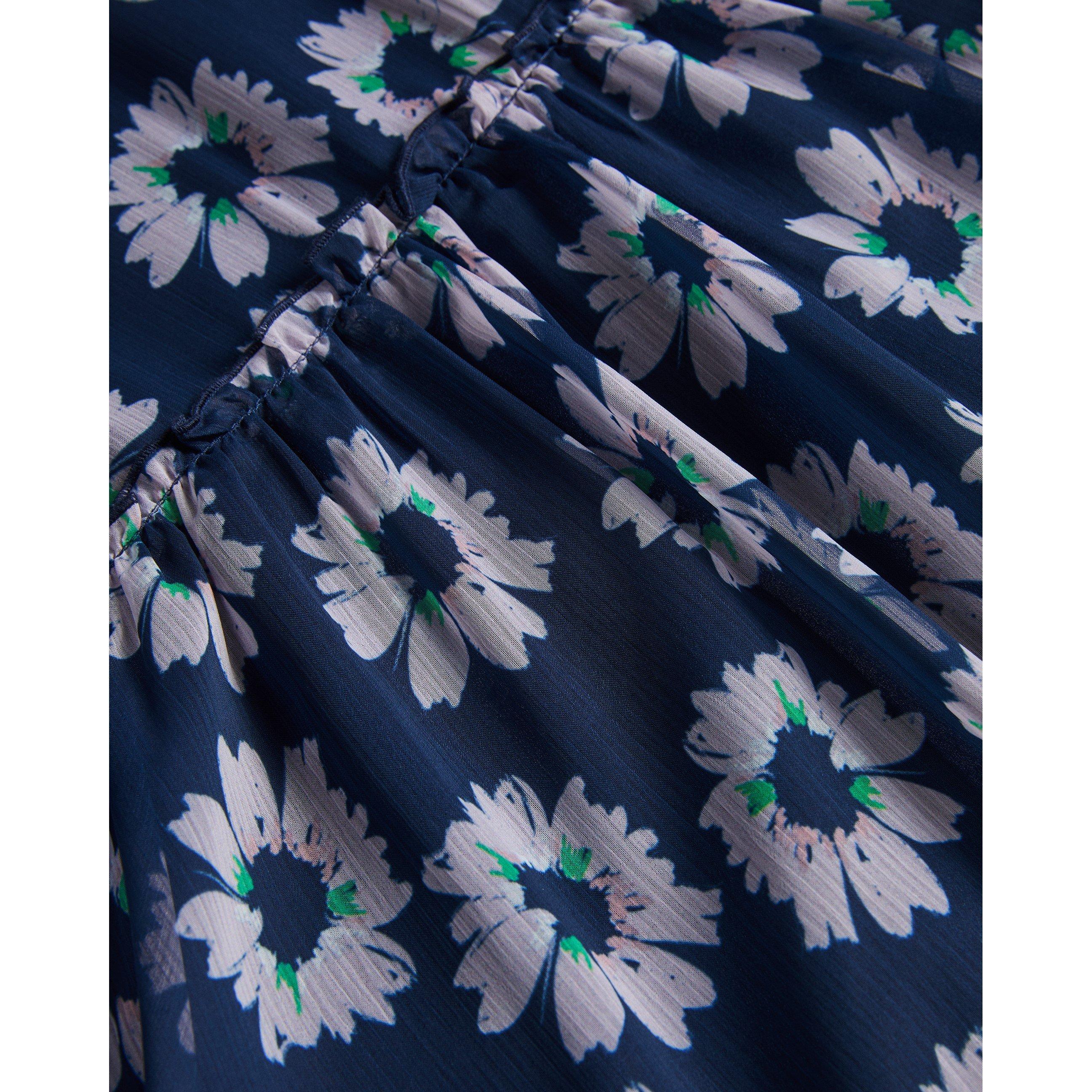 Dunkelblau - Ted Baker - Marllee Flare Tiered Midi Dress - 6