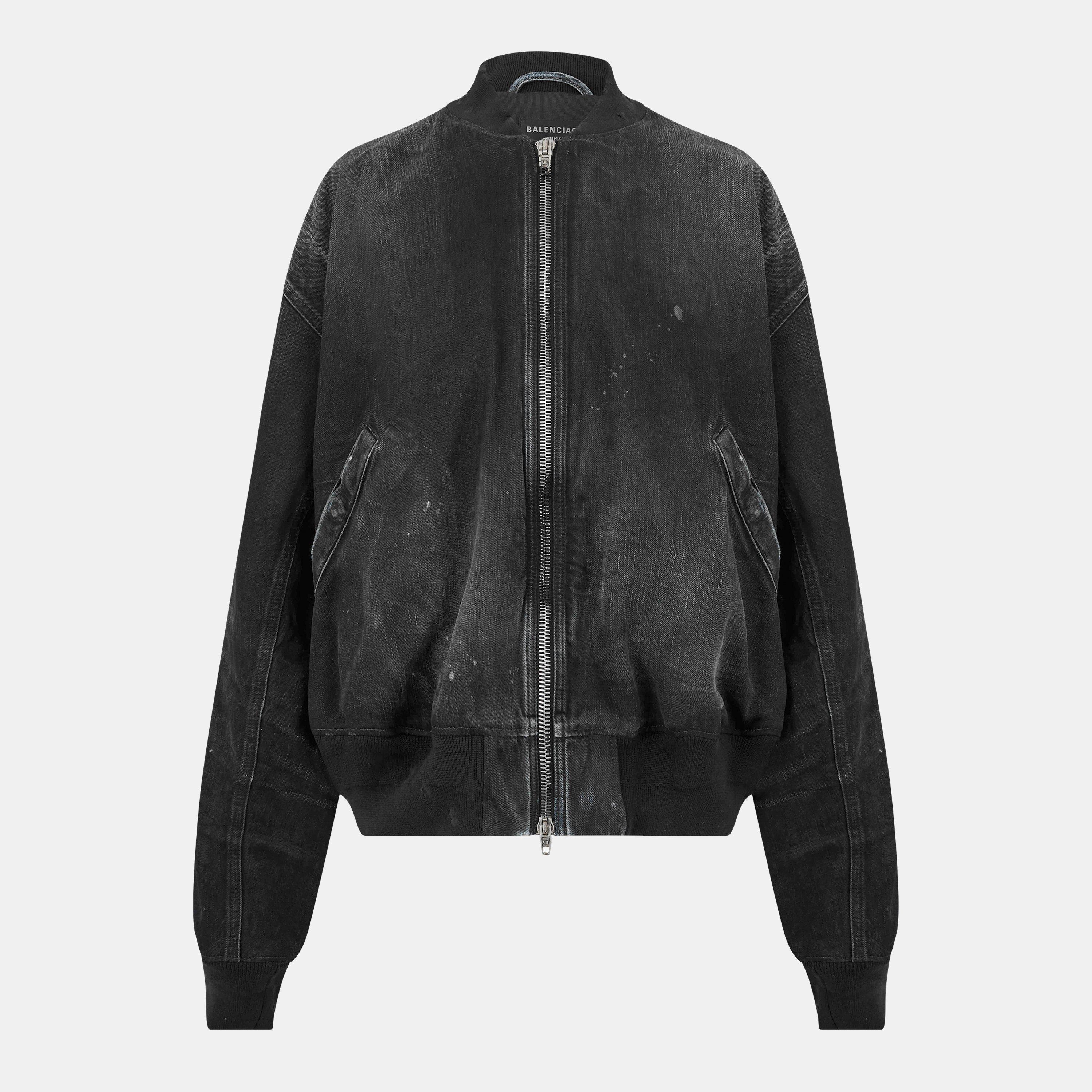 Balenciaga | Denim Bomber Jacket | Bomber Jackets | FRASERS