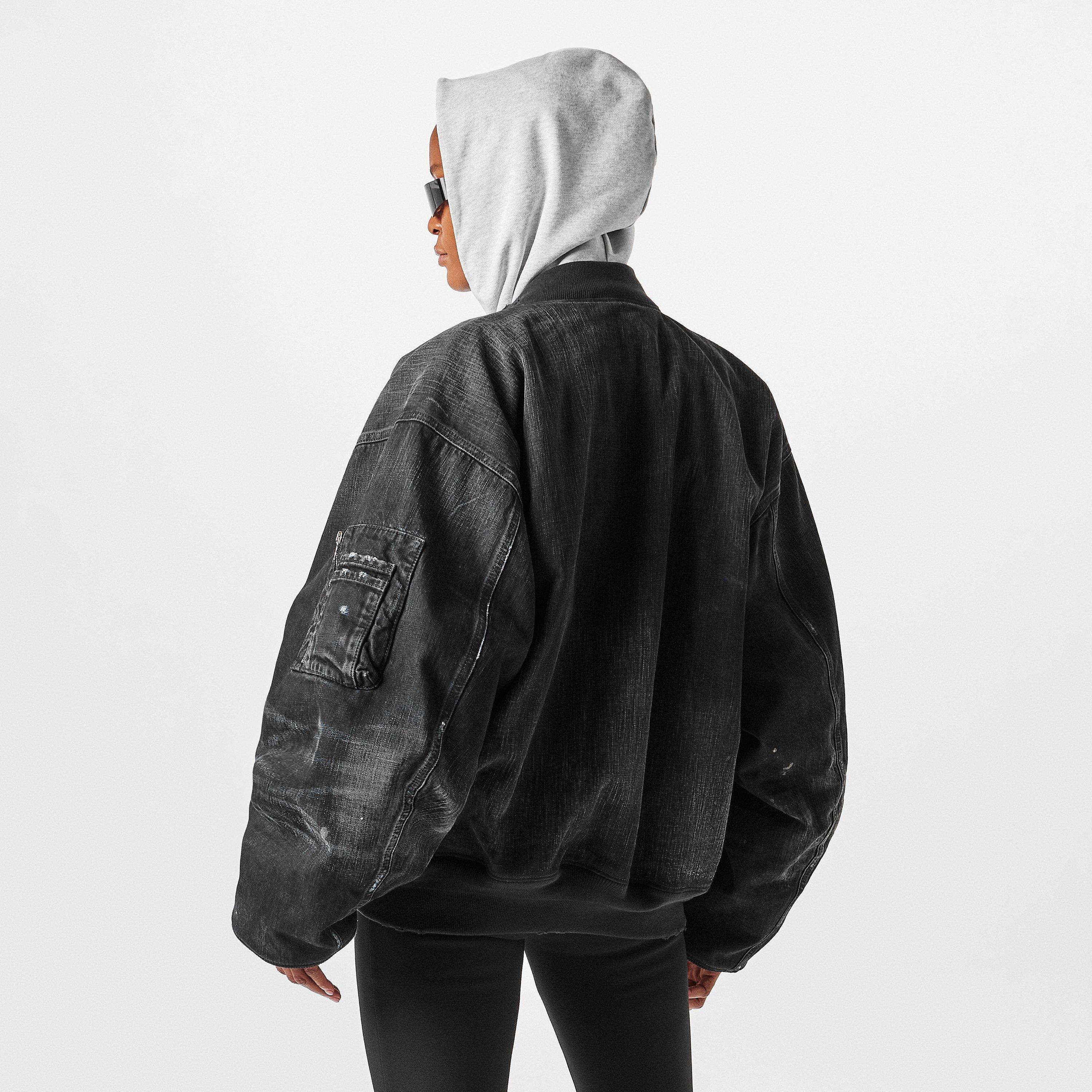 Balenciaga | Denim Bomber Jacket | Bomber Jackets | Cruise Fashion