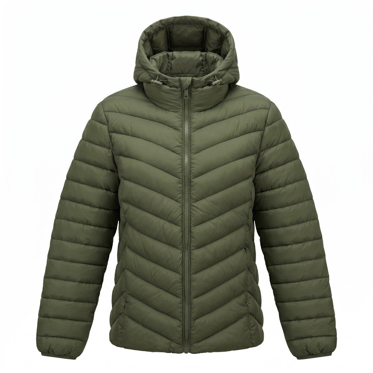 SoulCal Womens Micro Bubble Long Sleeve Short Puffer Jacket