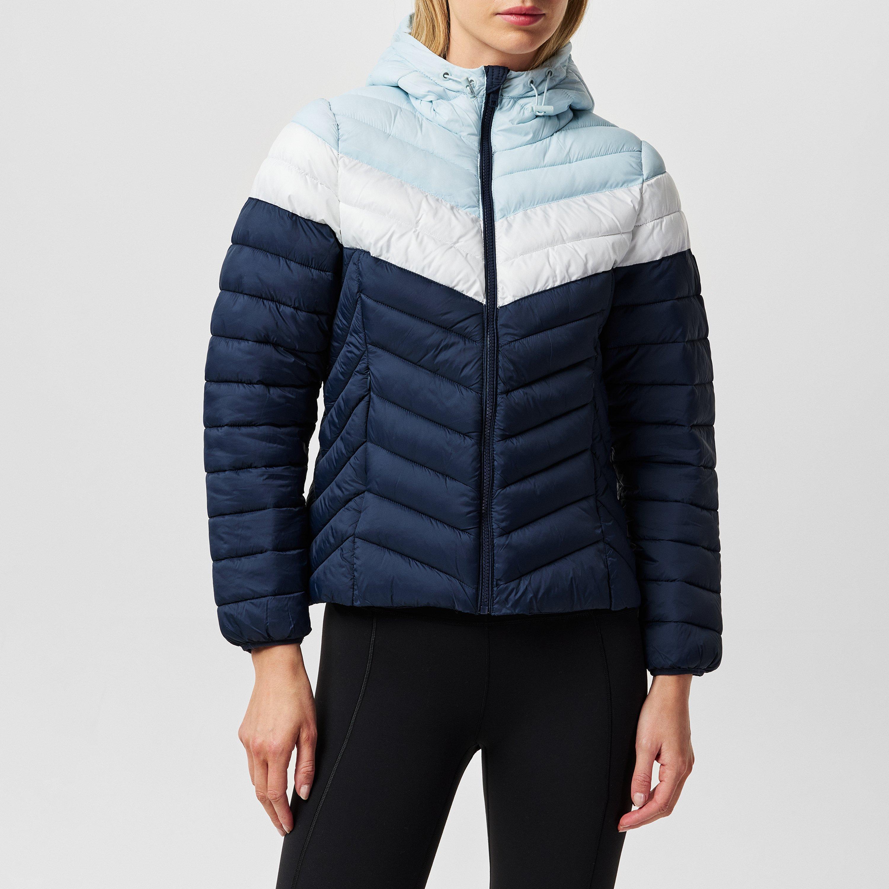 SoulCal Womens Micro Bubble Long Sleeve Short Puffer Jacket